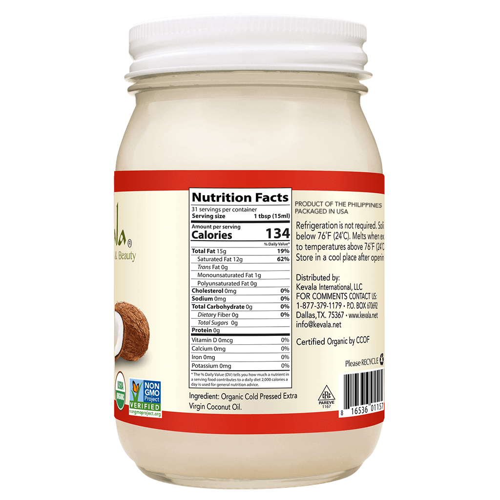 Organic Coconut Oil 16 fl oz