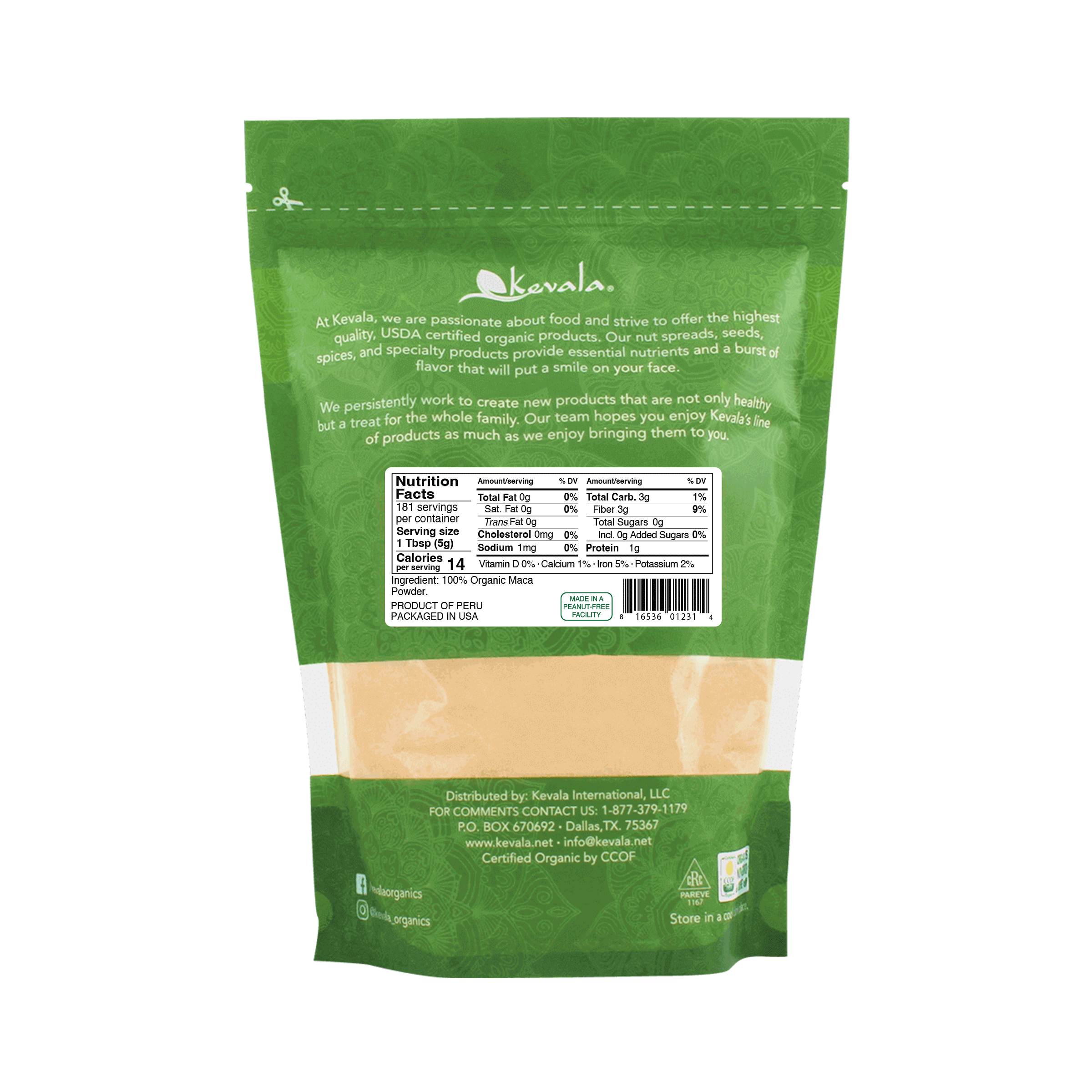Organic Maca Powder 32 oz