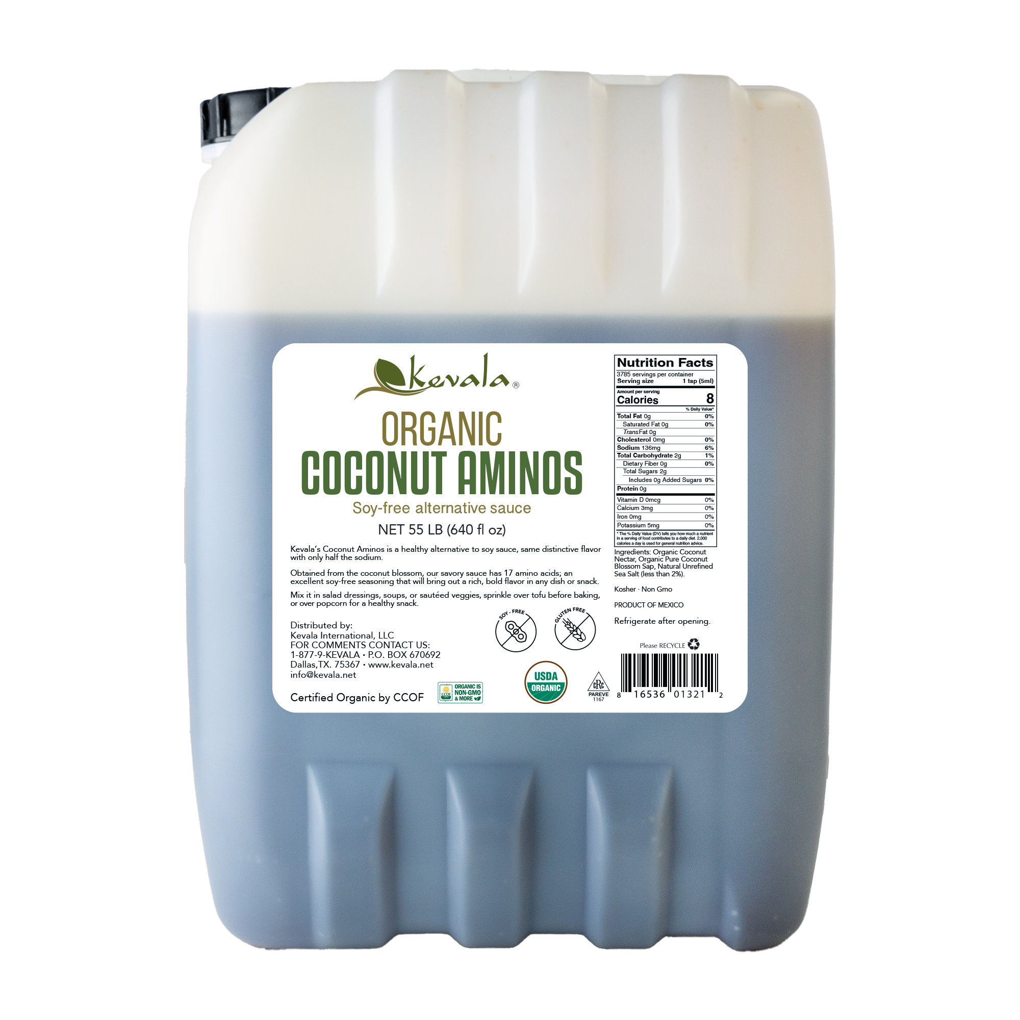 Coconut Aminos 55 lb