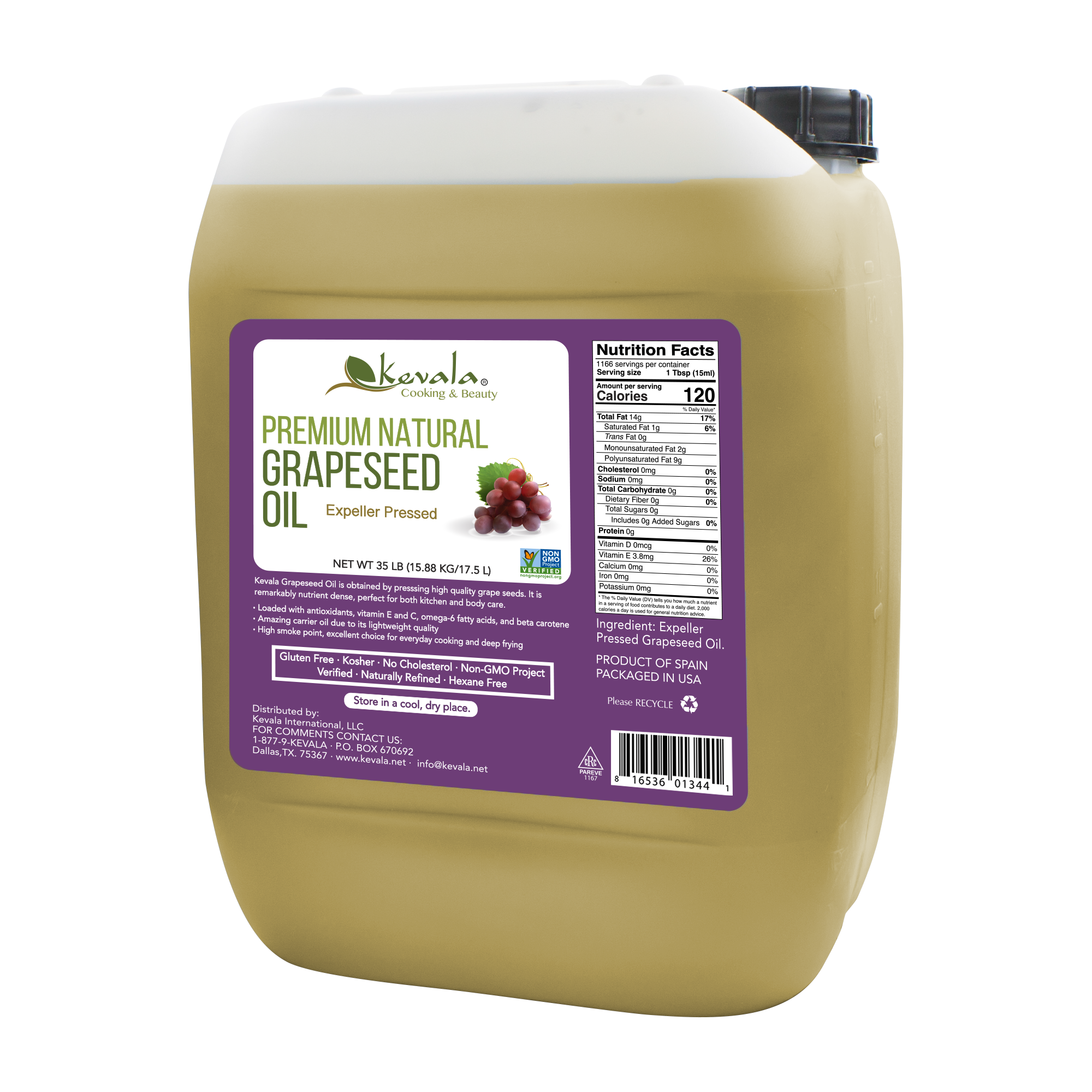 Grapeseed Oil 35 lb