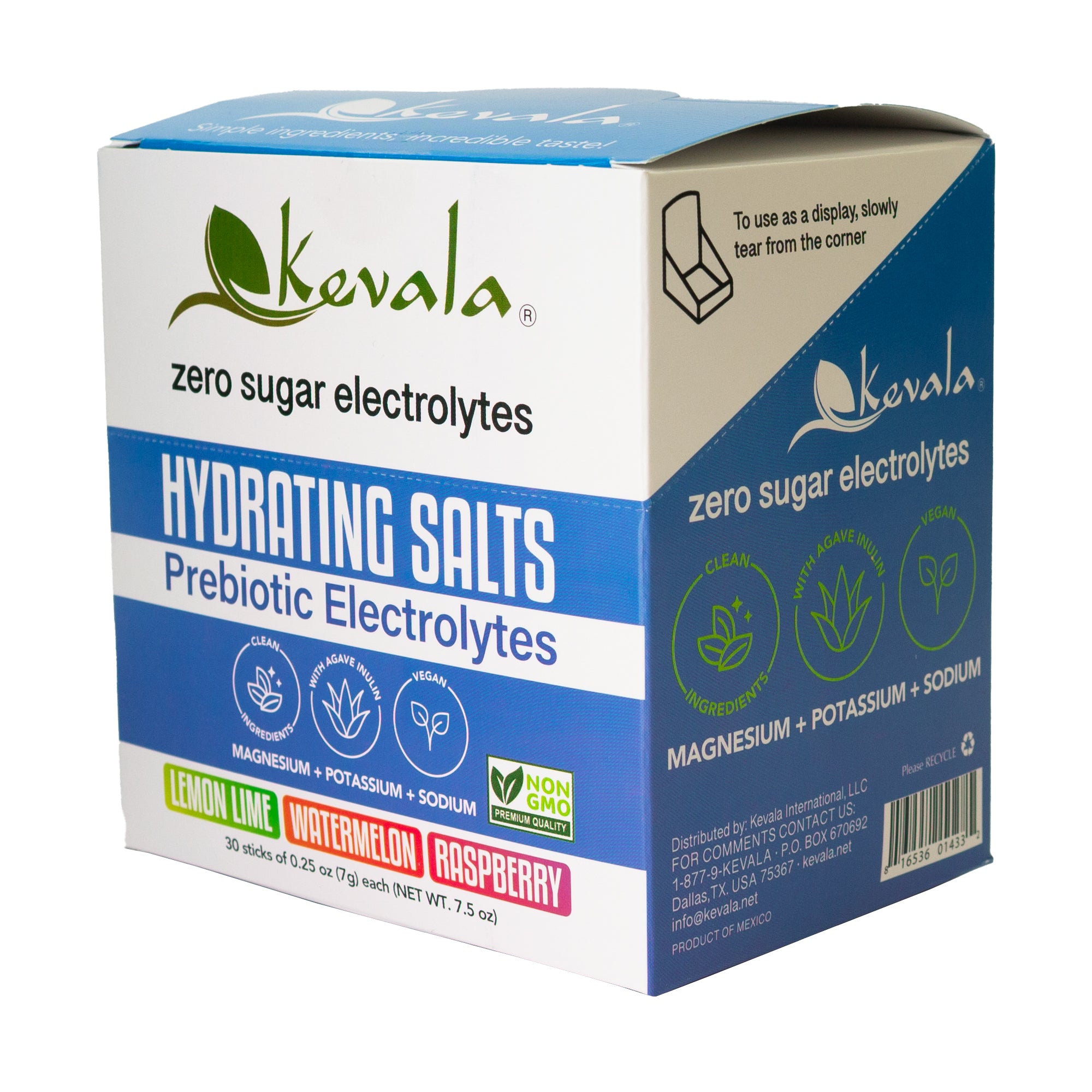 Hydrating Salts Prebiotic Electrolytes Variety Pack 30 Sticks
