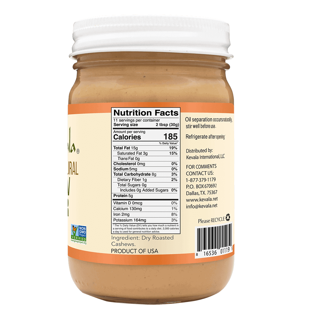 Cashew Butter 12 oz