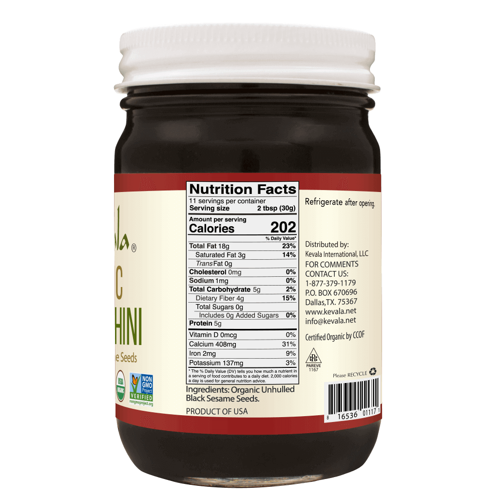 Organic Black Tahini 12 oz