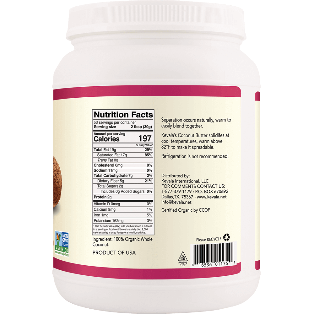 Organic Coconut Butter 3.5 lb