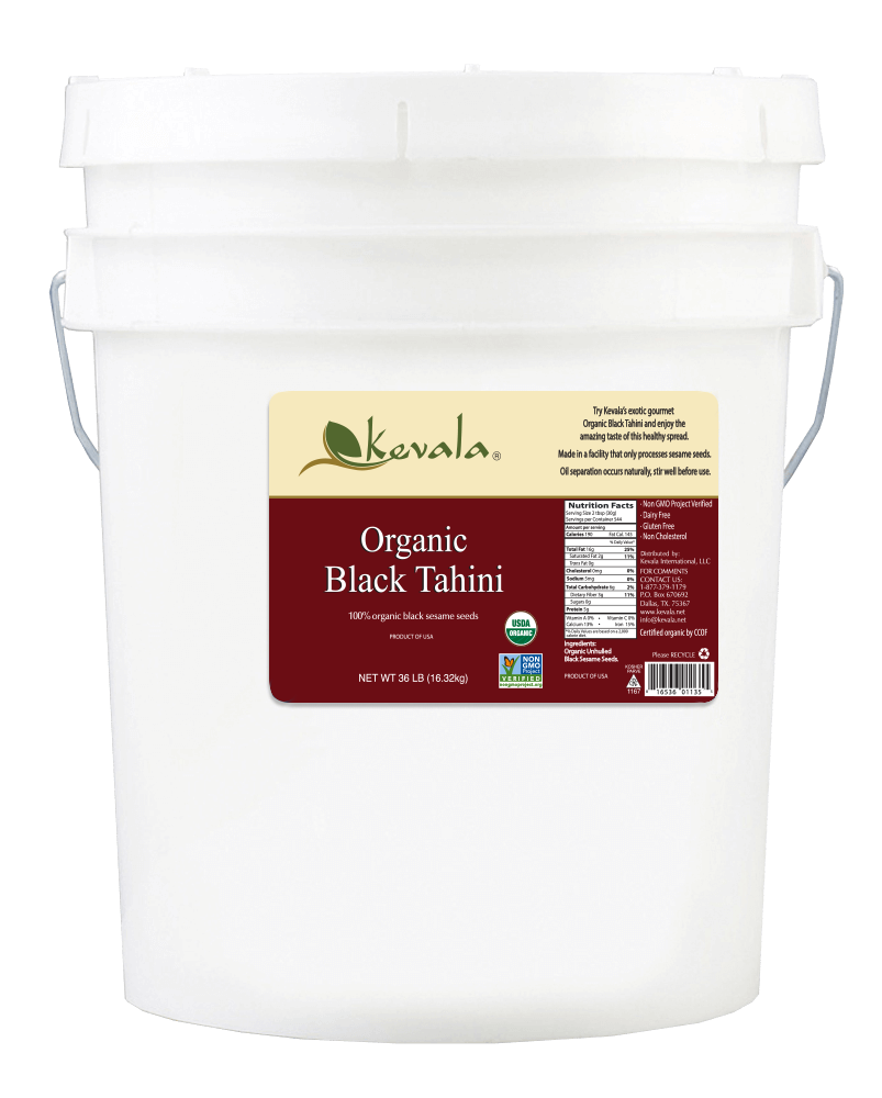 Organic Black Tahini 36 lb
