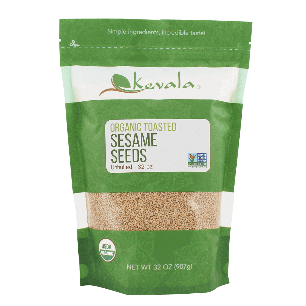 Organic Toasted Sesame Seeds (Unhulled) 32 oz