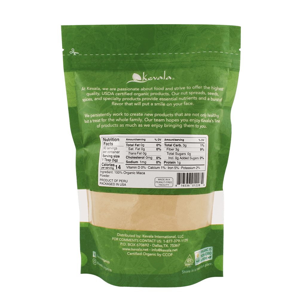 Organic Maca Powder 16 oz