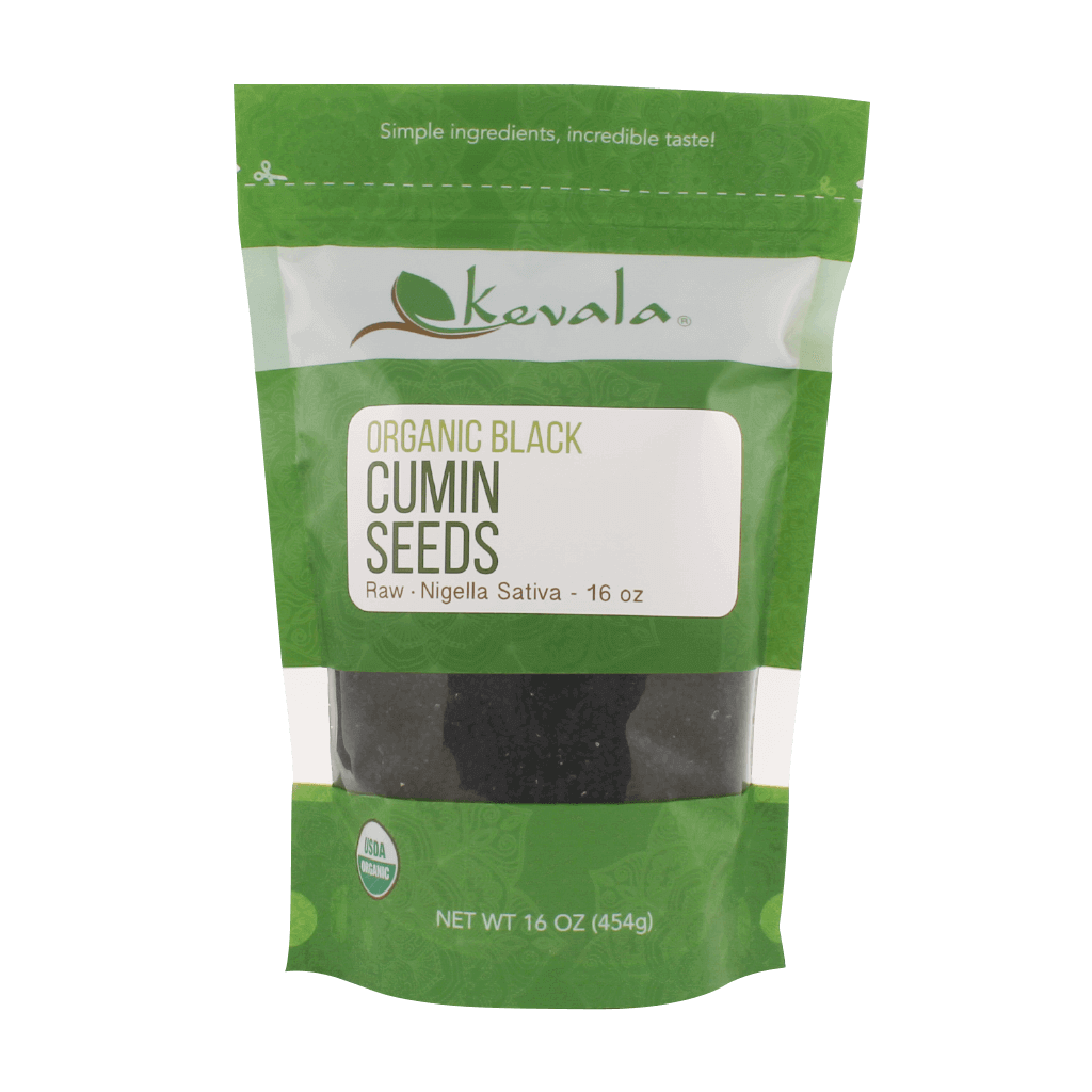 Organic Raw Black Cumin Seeds (Nigella Sativa) 16 oz