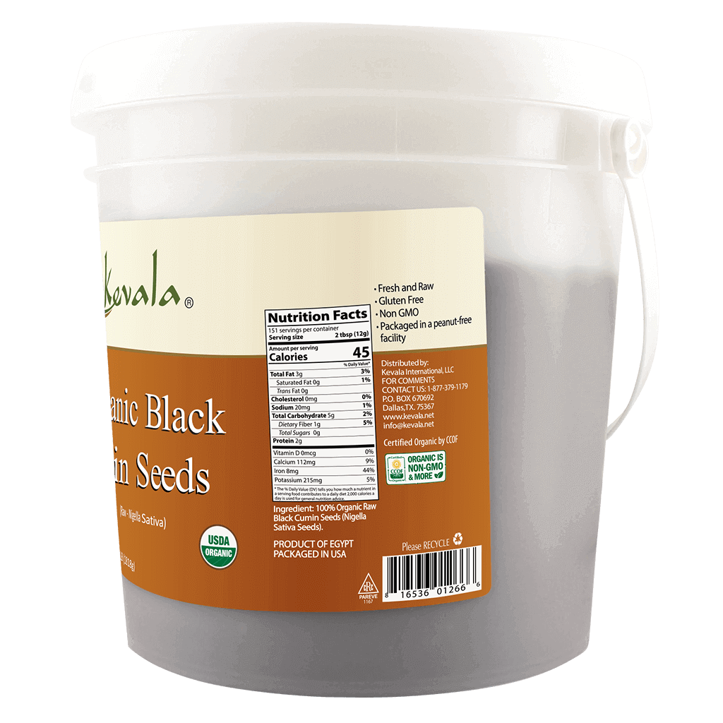 Organic Black Cumin Seeds 4 lb
