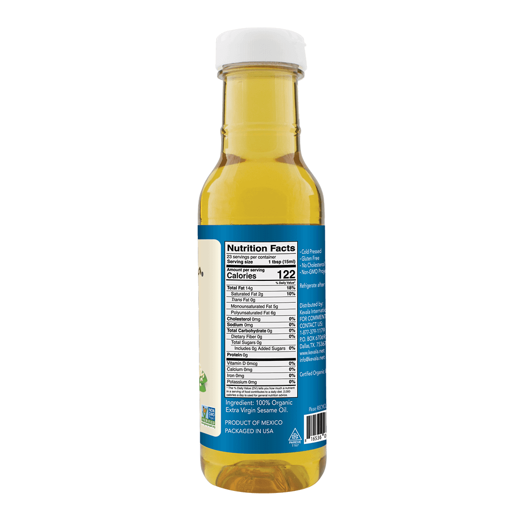 Organic Extra Virgin Sesame Oil 12 fl oz