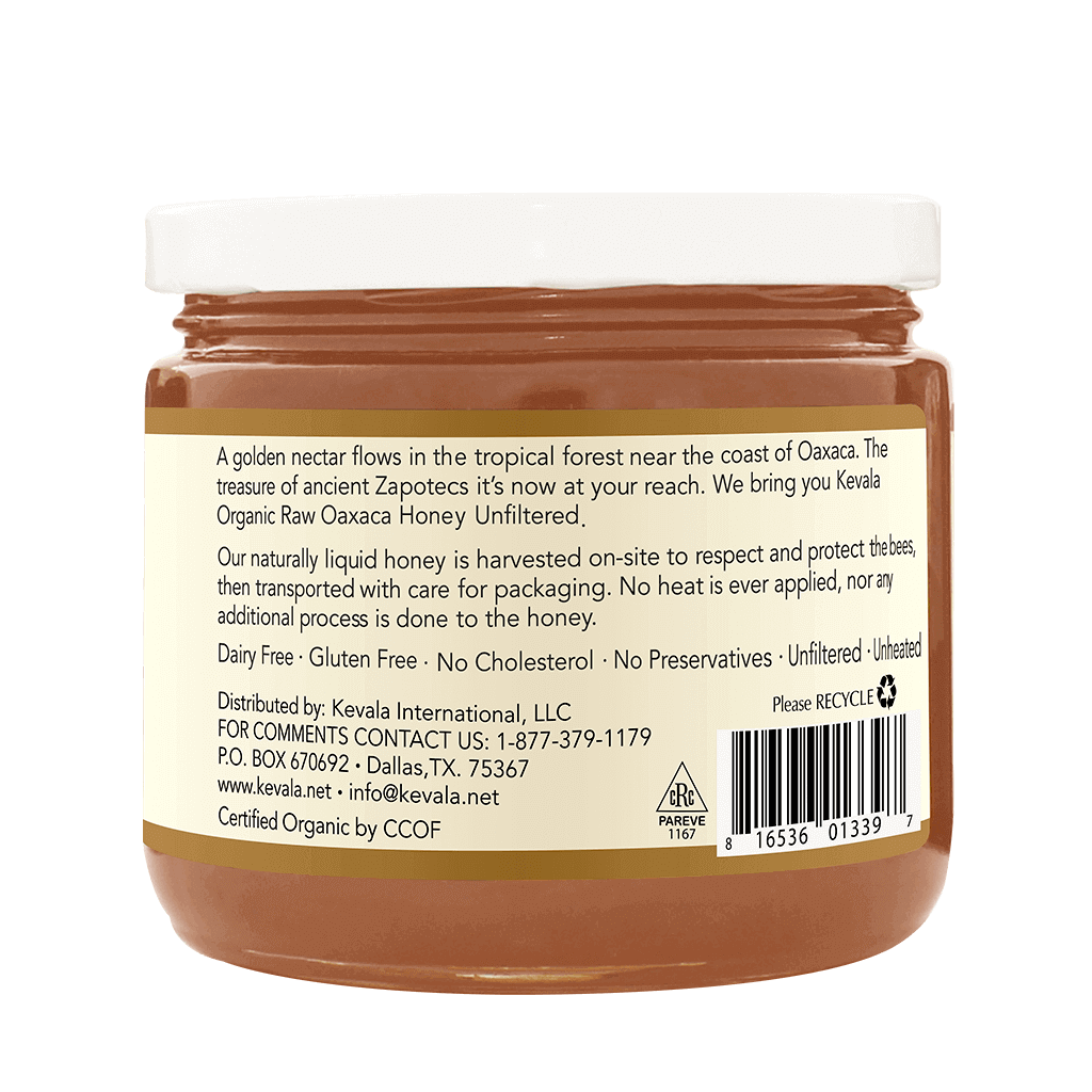 Organic Raw Oaxaca Honey 14 oz