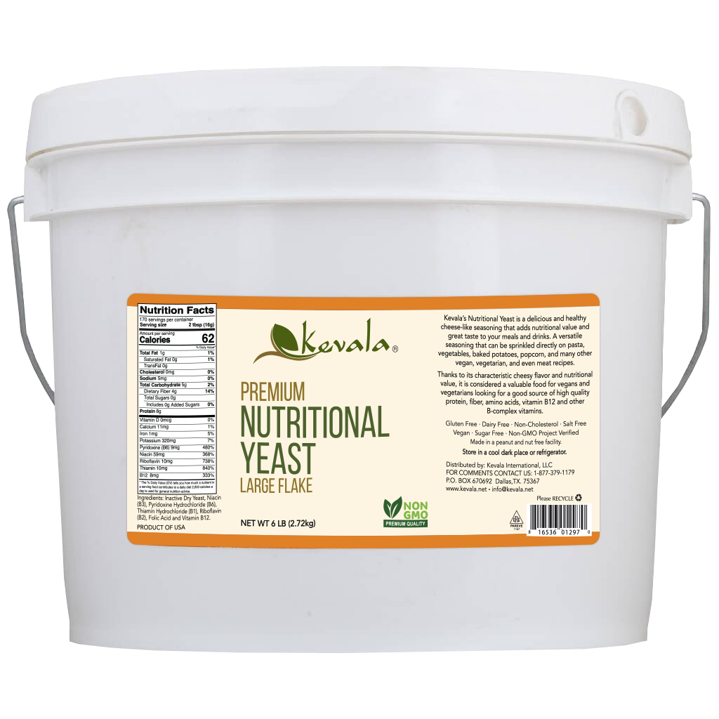 Nutritional Yeast, Large Flake, 6 lb (Fortified)