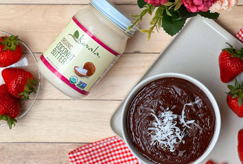 Kevala organic coconut butter & chocolate mousse recipe