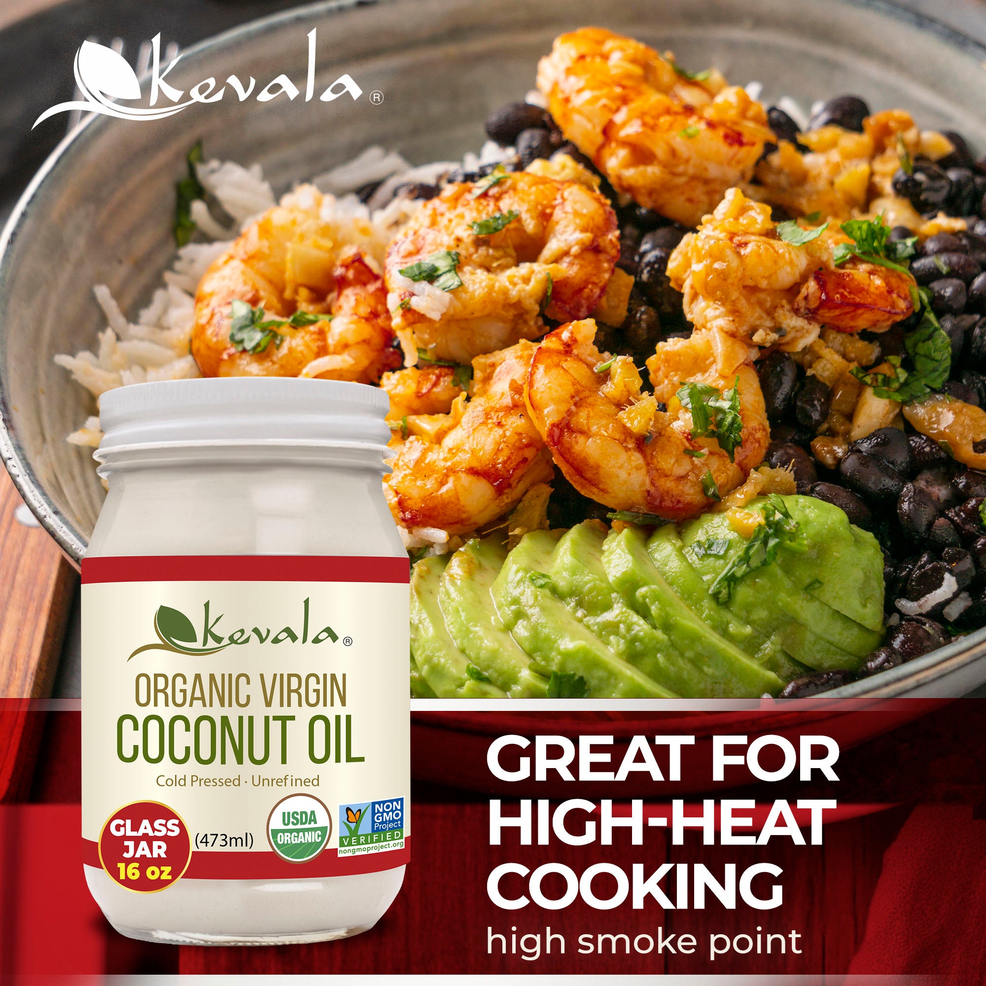 Organic Coconut Oil 16 fl oz