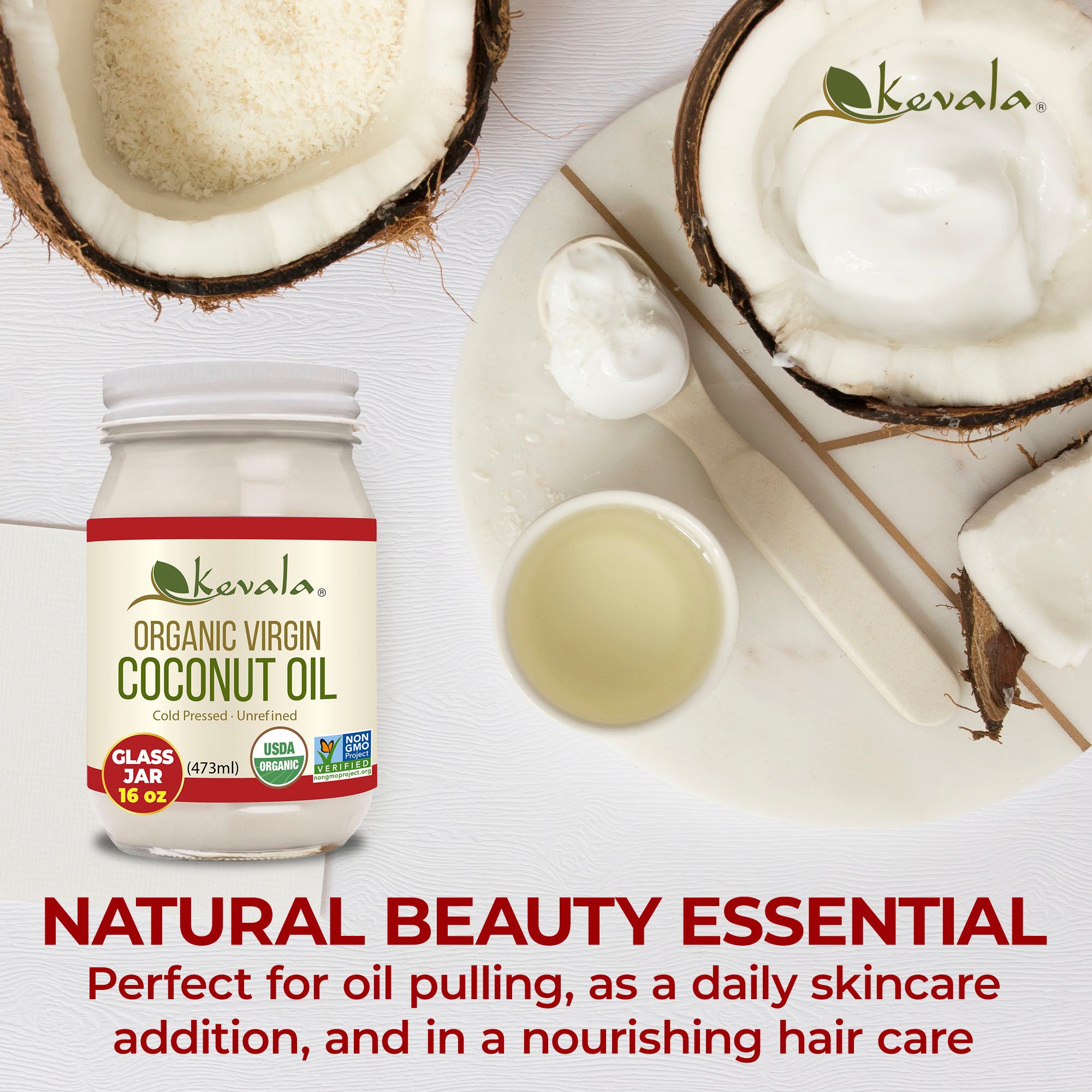 Organic Coconut Oil 16 fl oz
