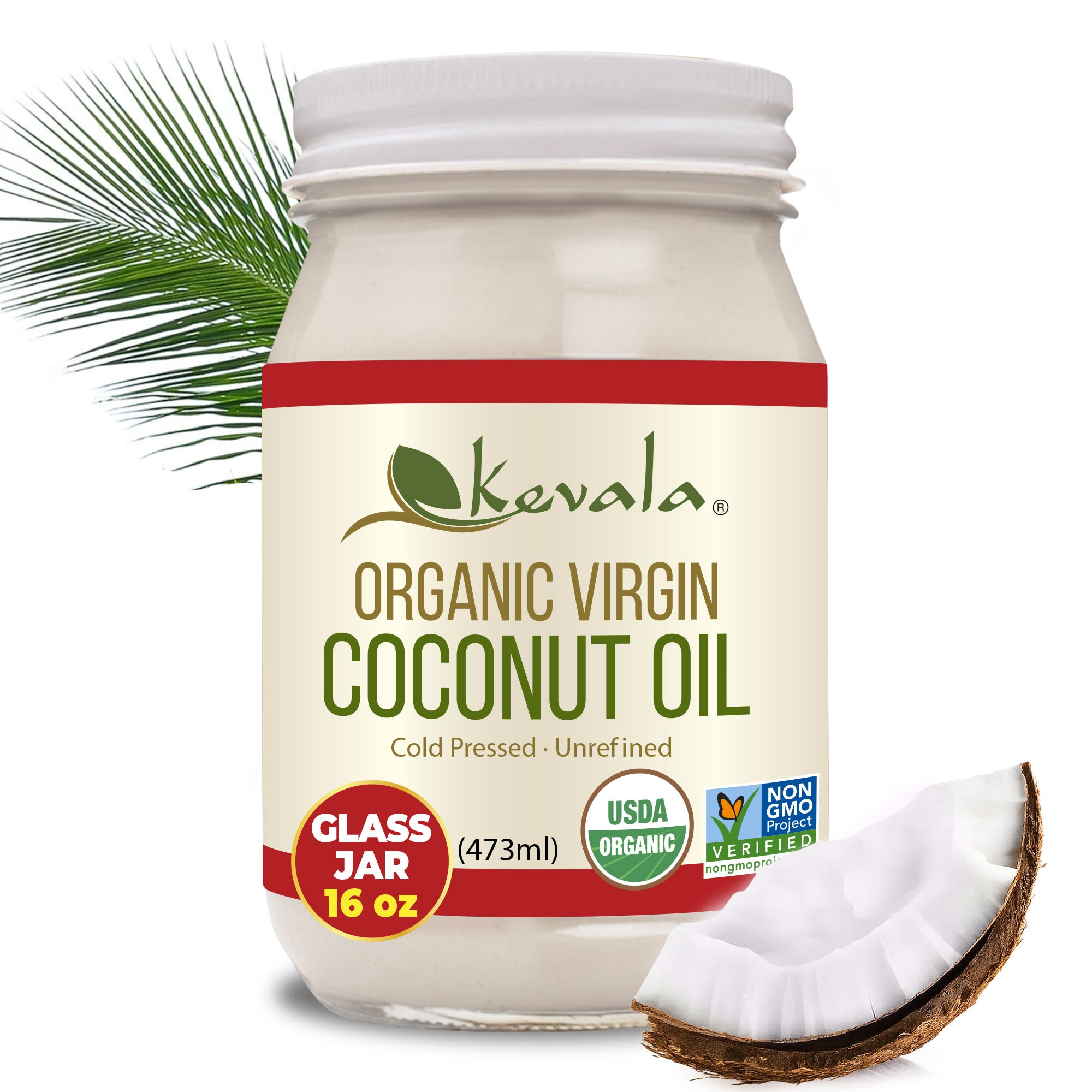 Organic Coconut Oil 16 fl oz