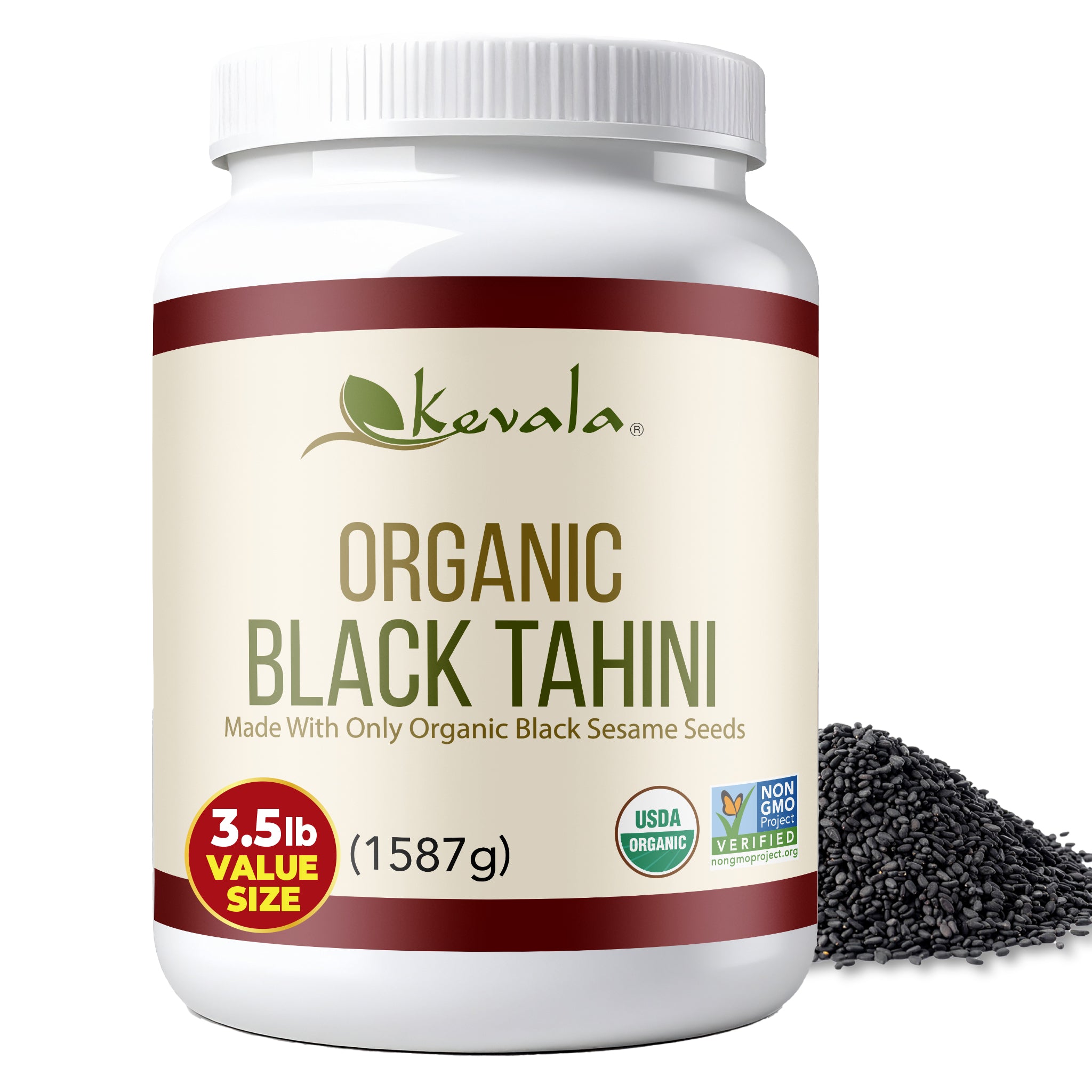 Organic Black Tahini 3.5 lb