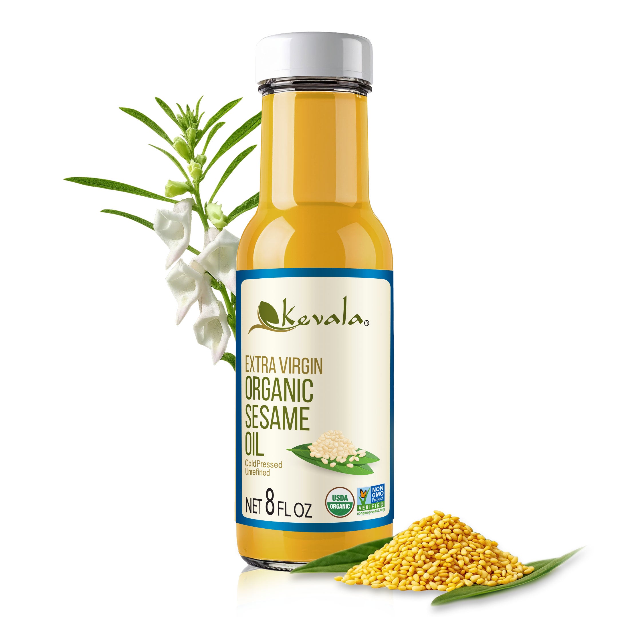 Organic Extra Virgin Sesame Oil 8 fl oz