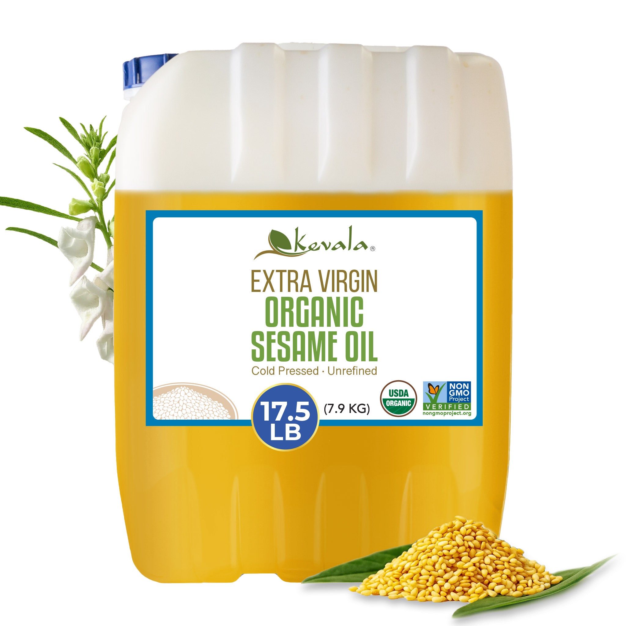 Organic Extra Virgin Sesame Oil 17.5 lb
