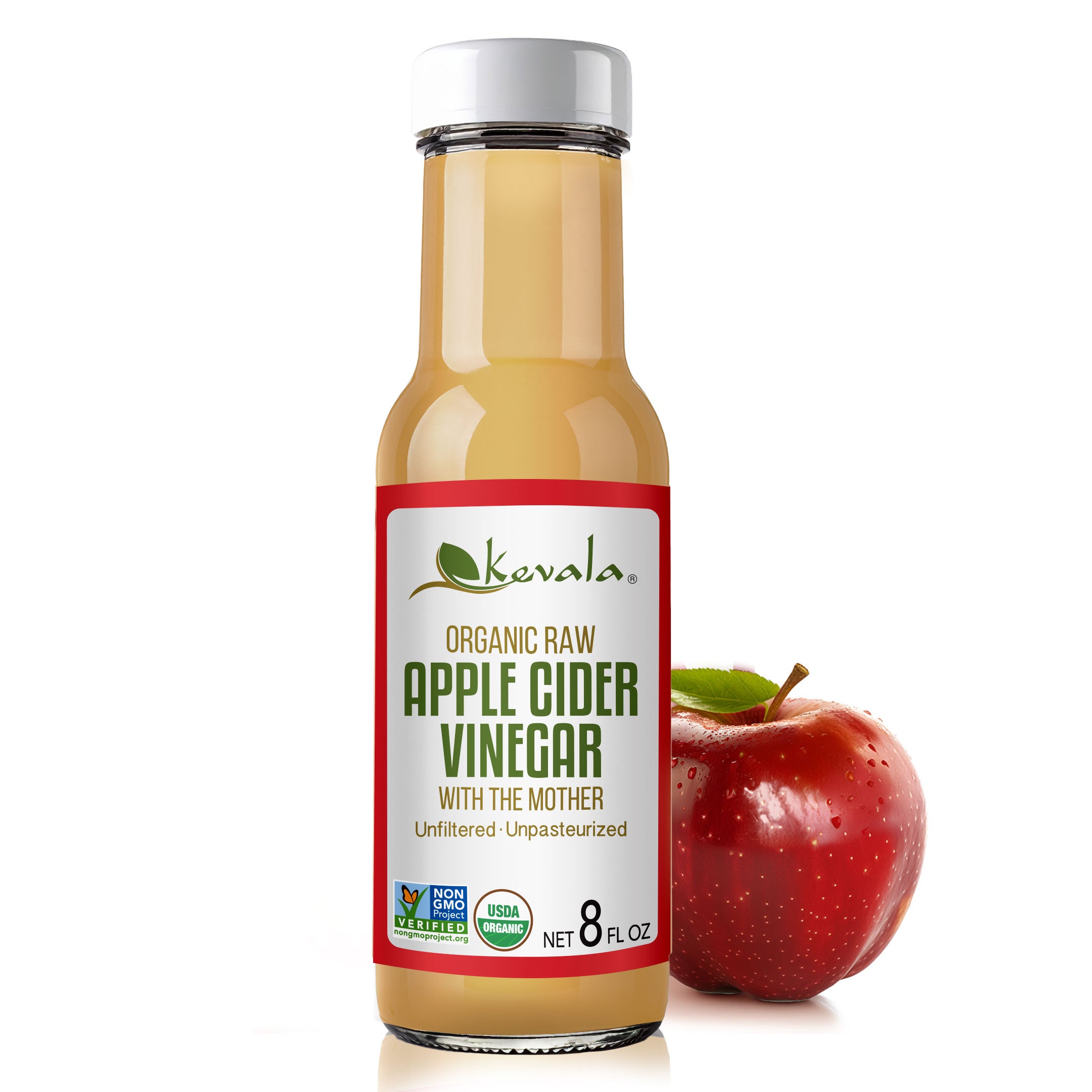 Organic Raw Apple Cider Vinegar 8 fl oz