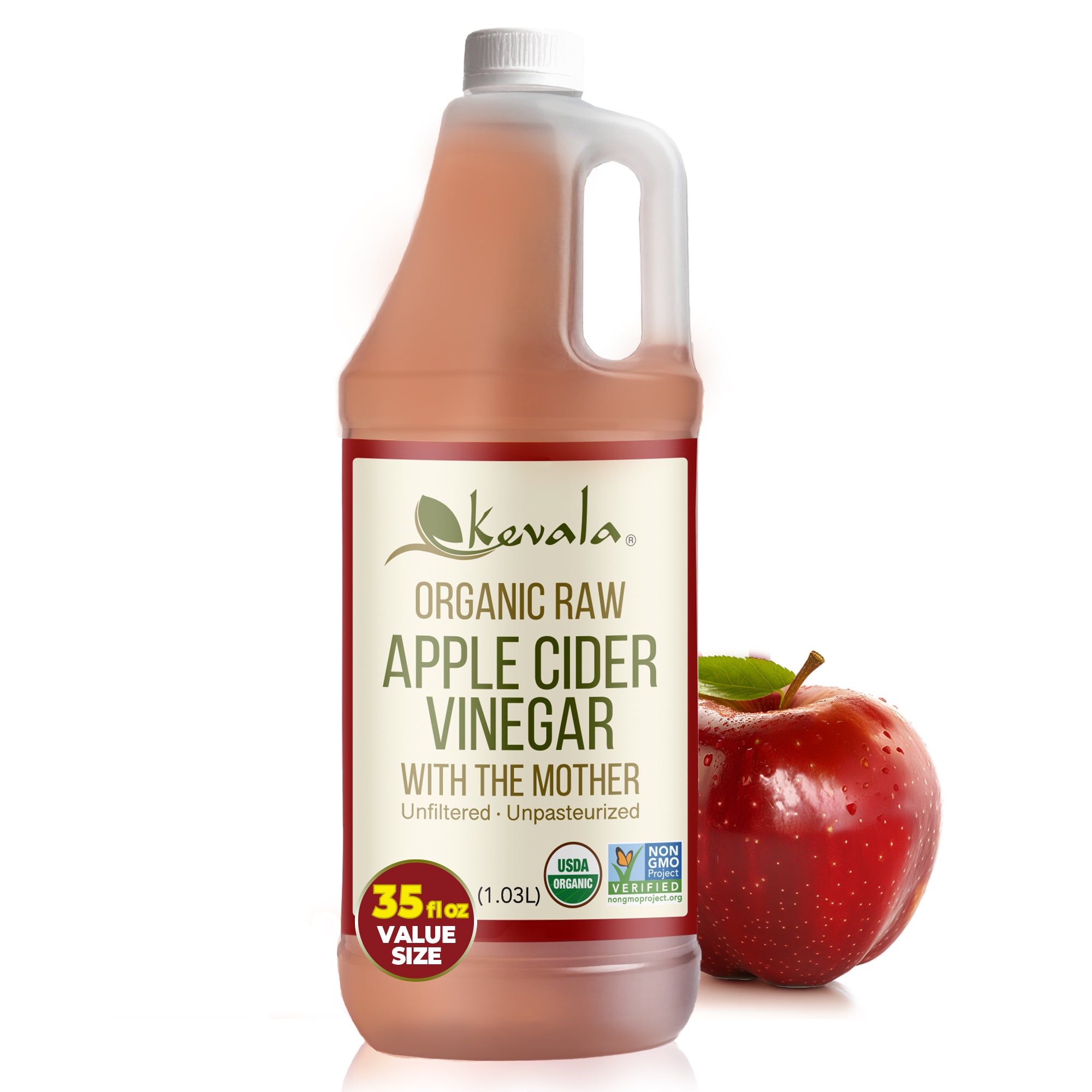 Organic Raw Apple Cider Vinegar 35 fl oz