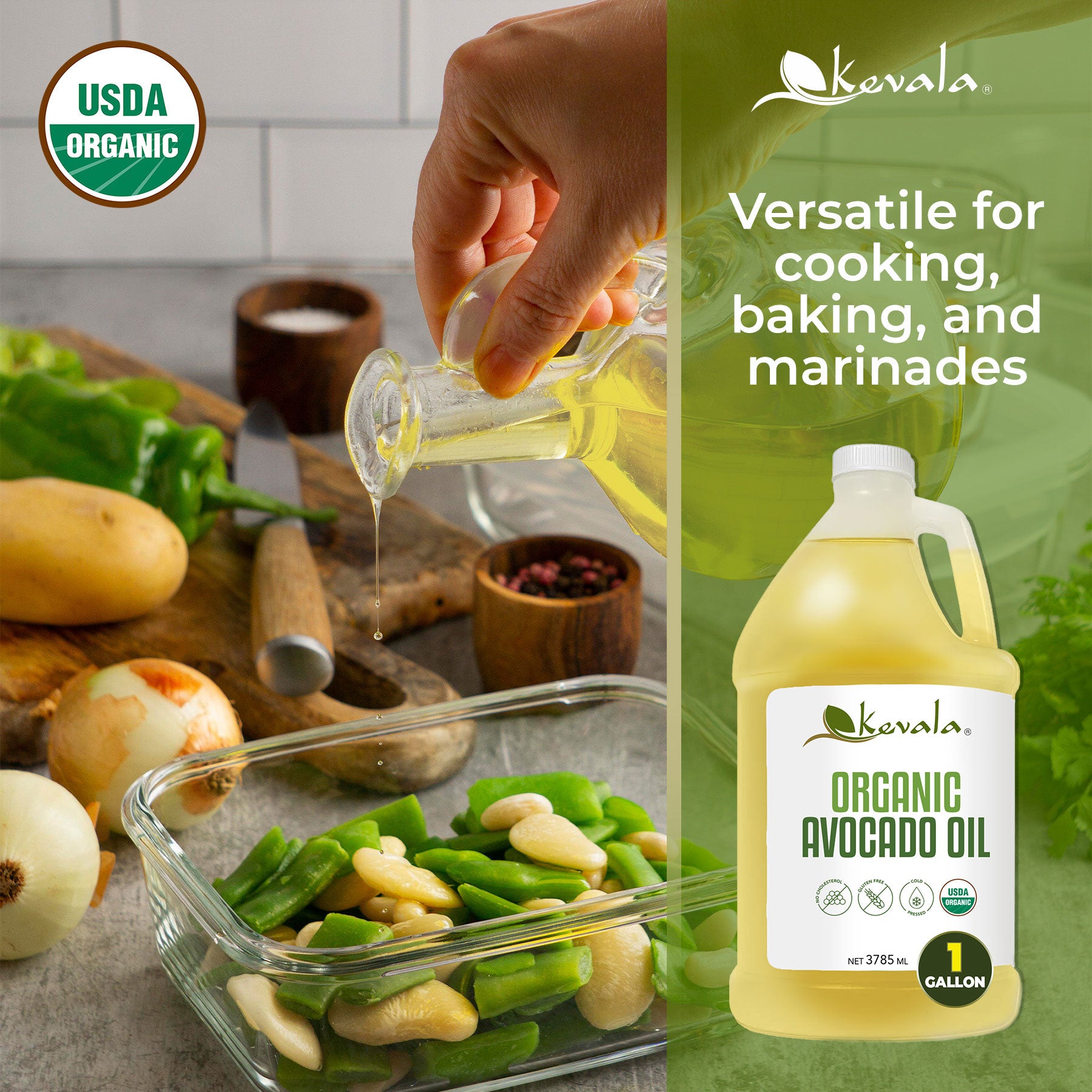 Organic Avocado Oil 128 fl oz