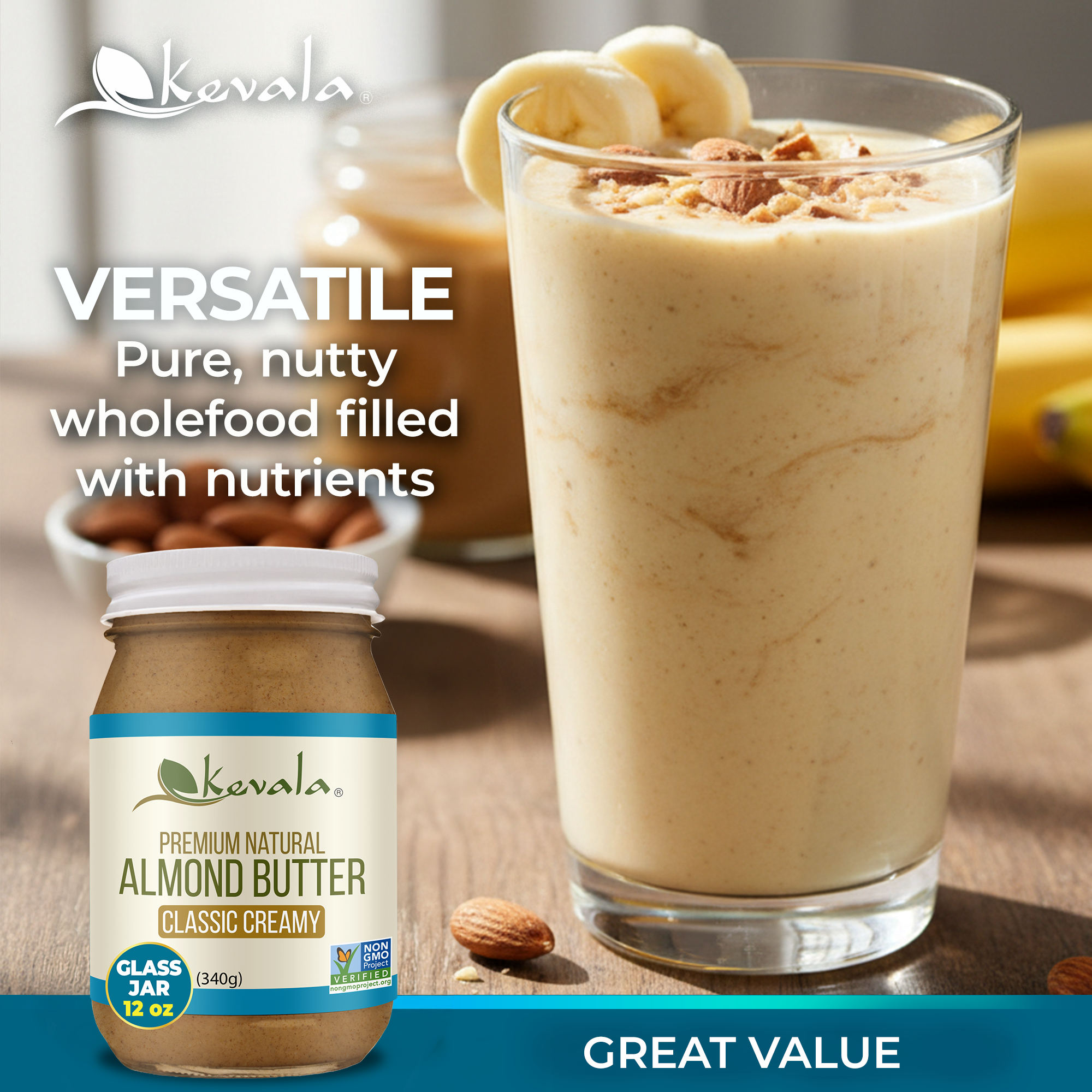Almond Butter Creamy 12 oz