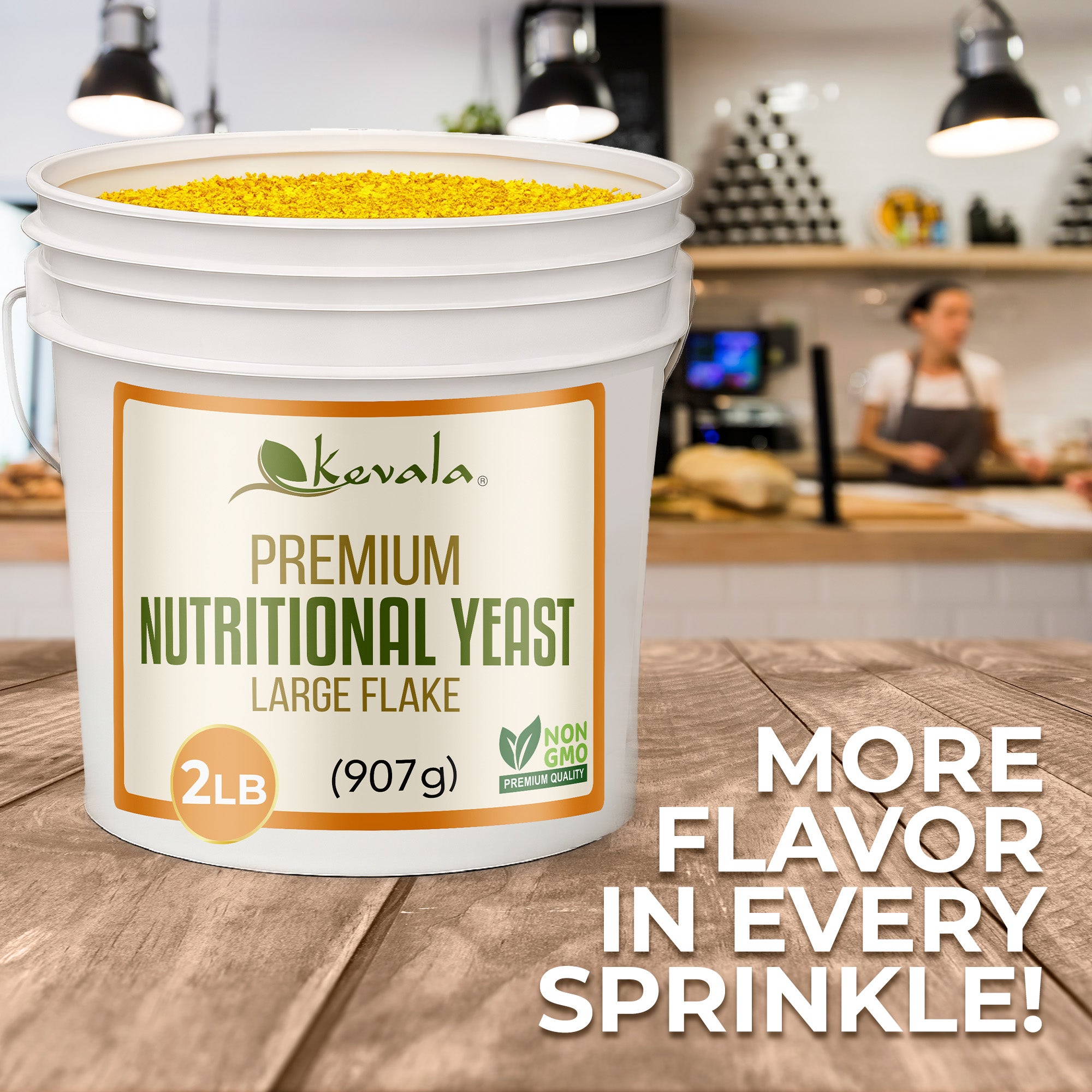 Nutritional Yeast, Large Flake, 2 lb (Fortified)