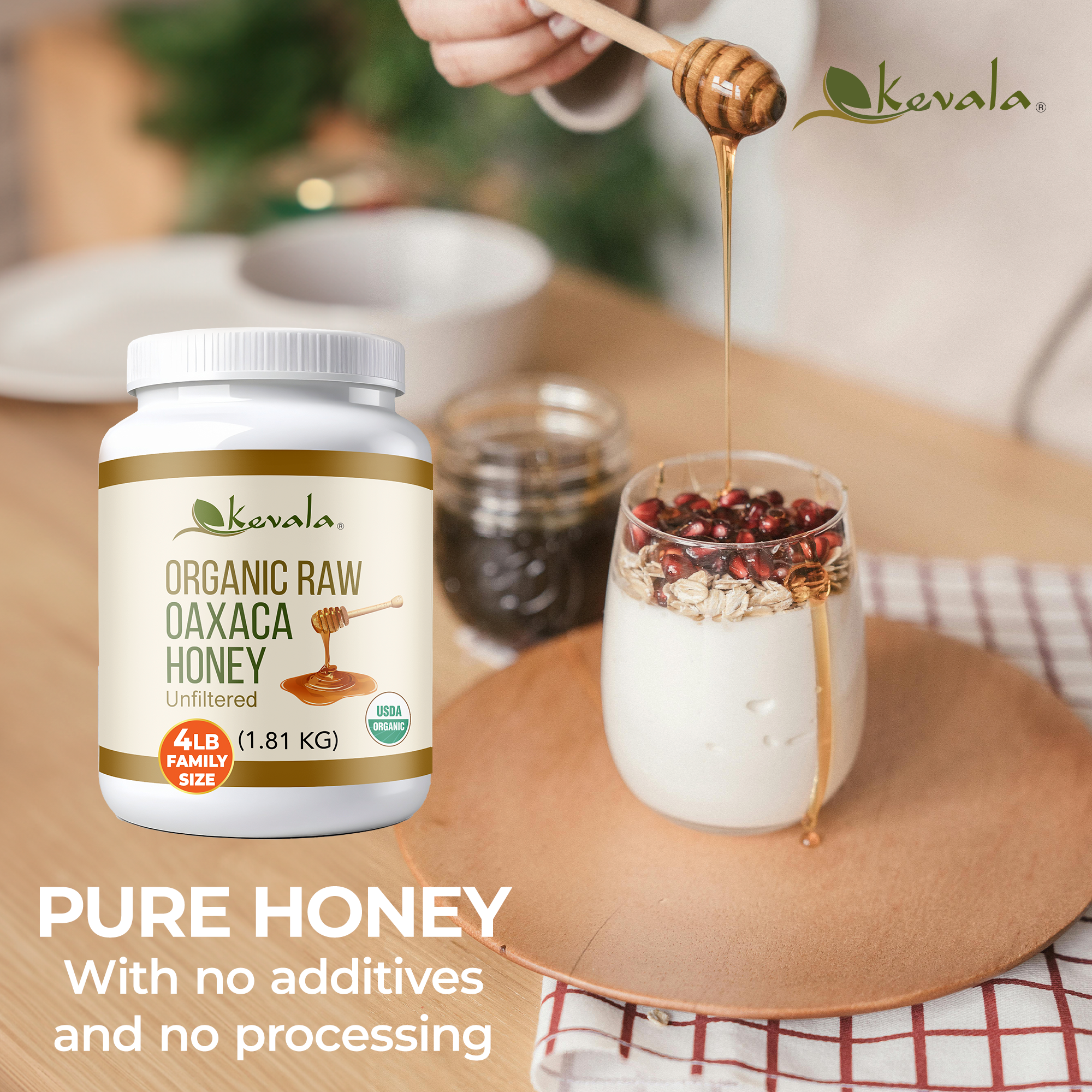 Organic Raw Oaxaca Honey 4 lb – Kevala