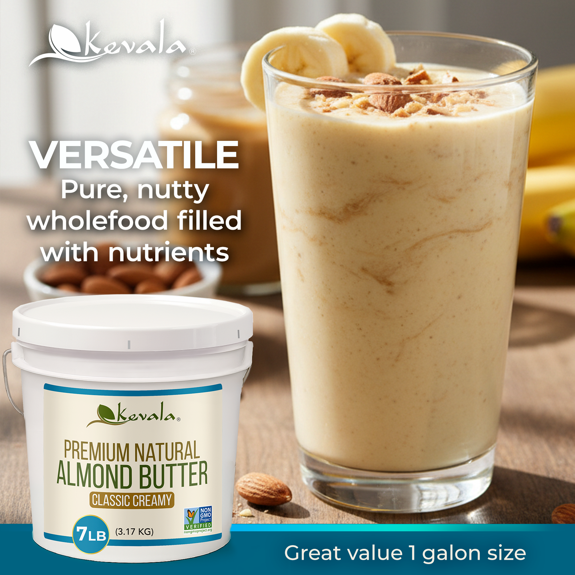 Almond Butter Creamy 7 lb