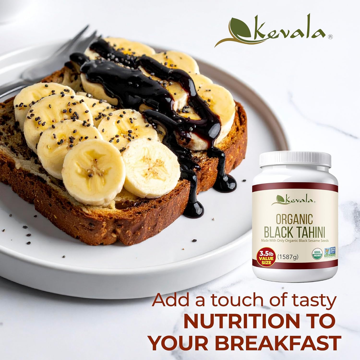 Organic Black Tahini 3.5 lb