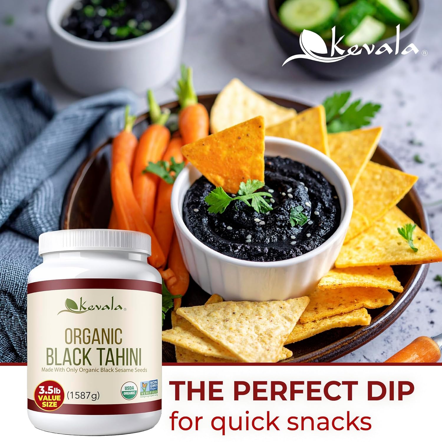 Organic Black Tahini 3.5 lb