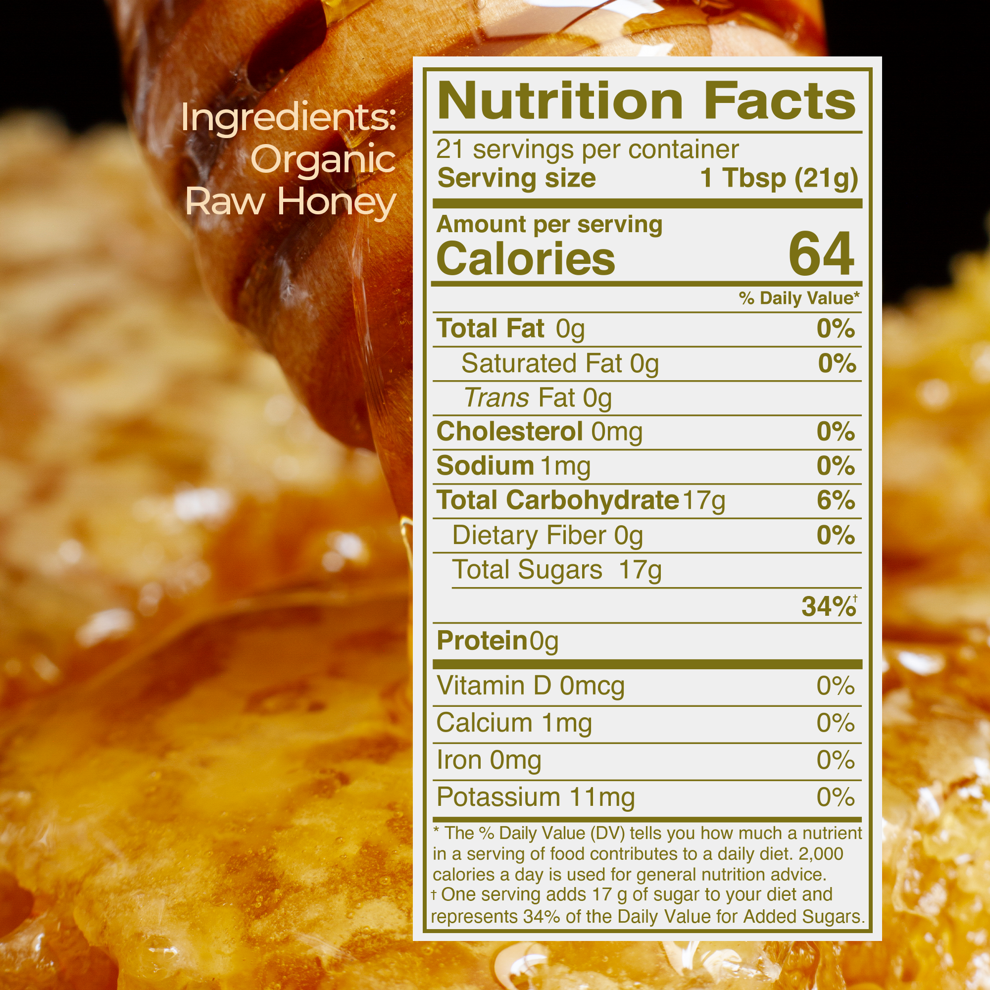 Organic Raw Oaxaca Honey 16 oz – Kevala
