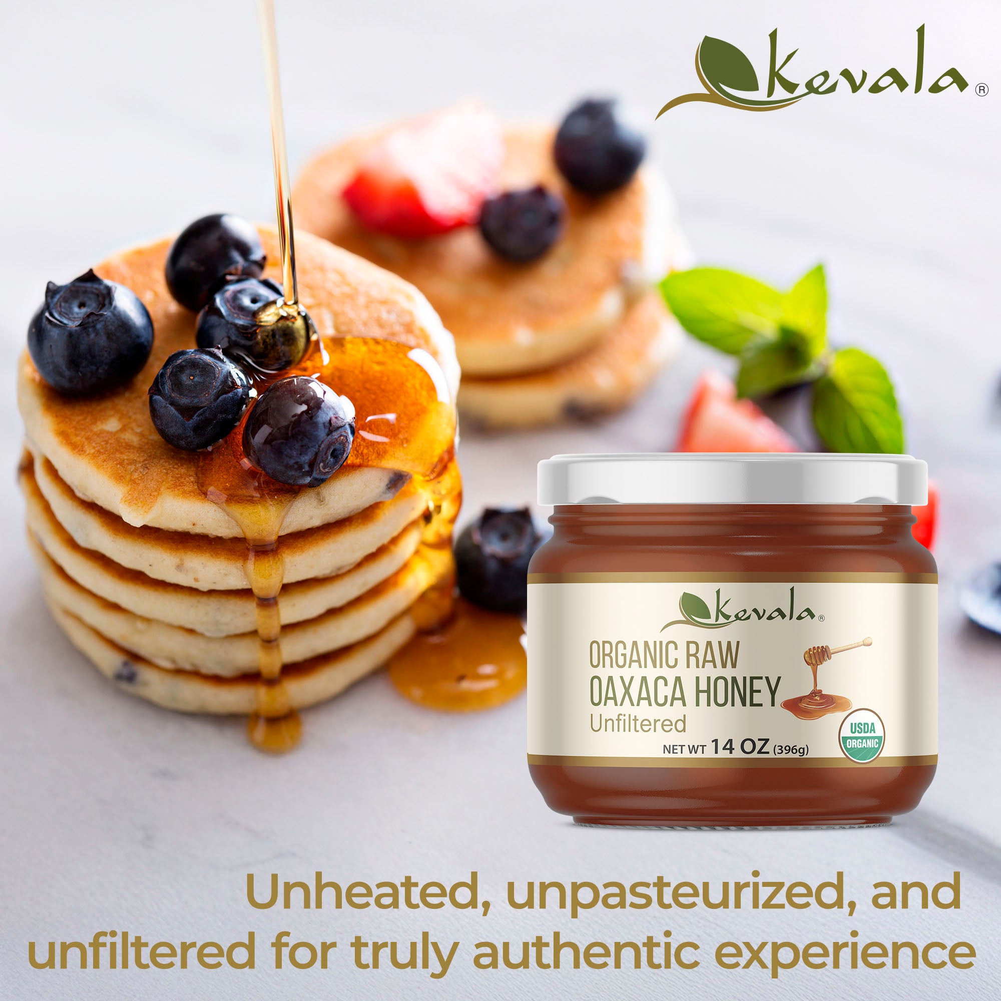Organic Raw Oaxaca Honey 14 oz