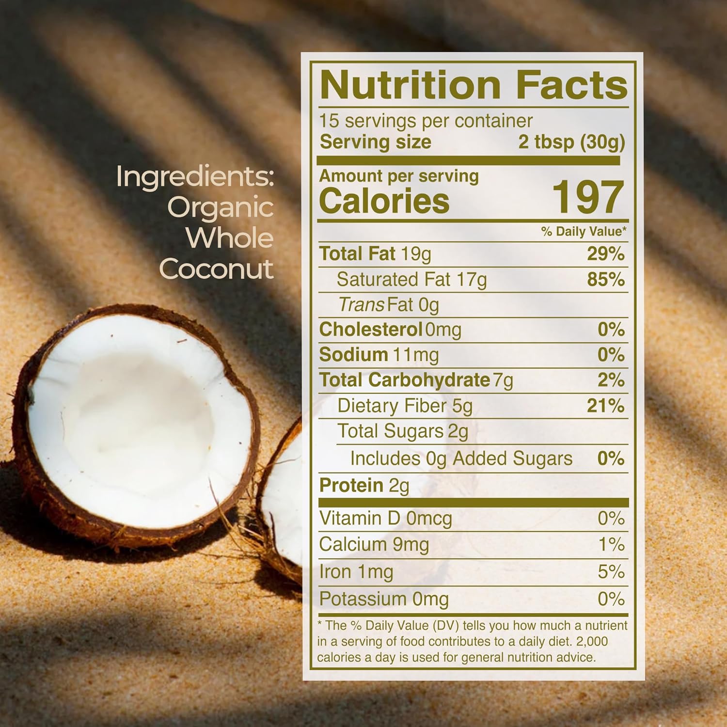 Organic Coconut Butter 16 oz