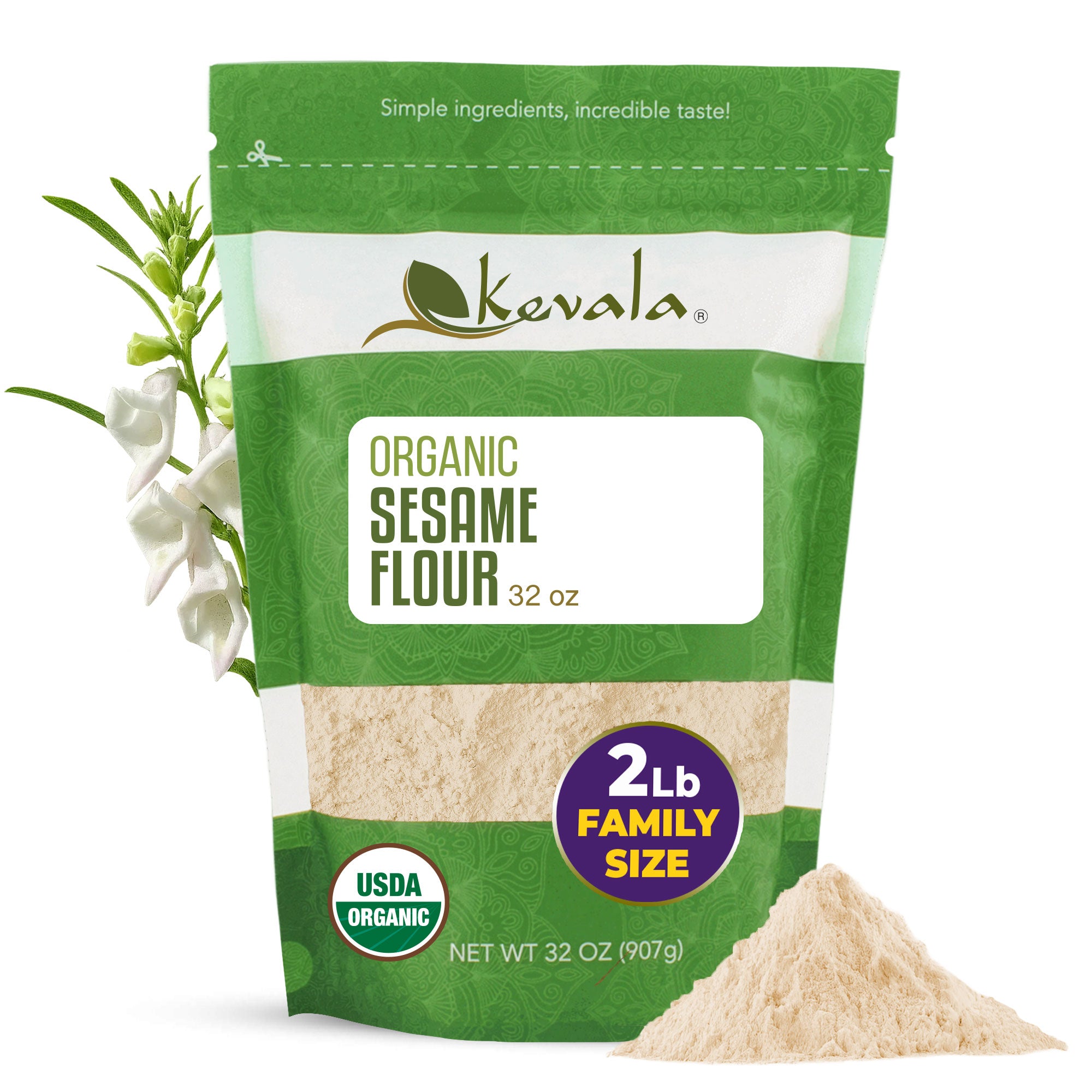 Organic Sesame Flour 2 lb