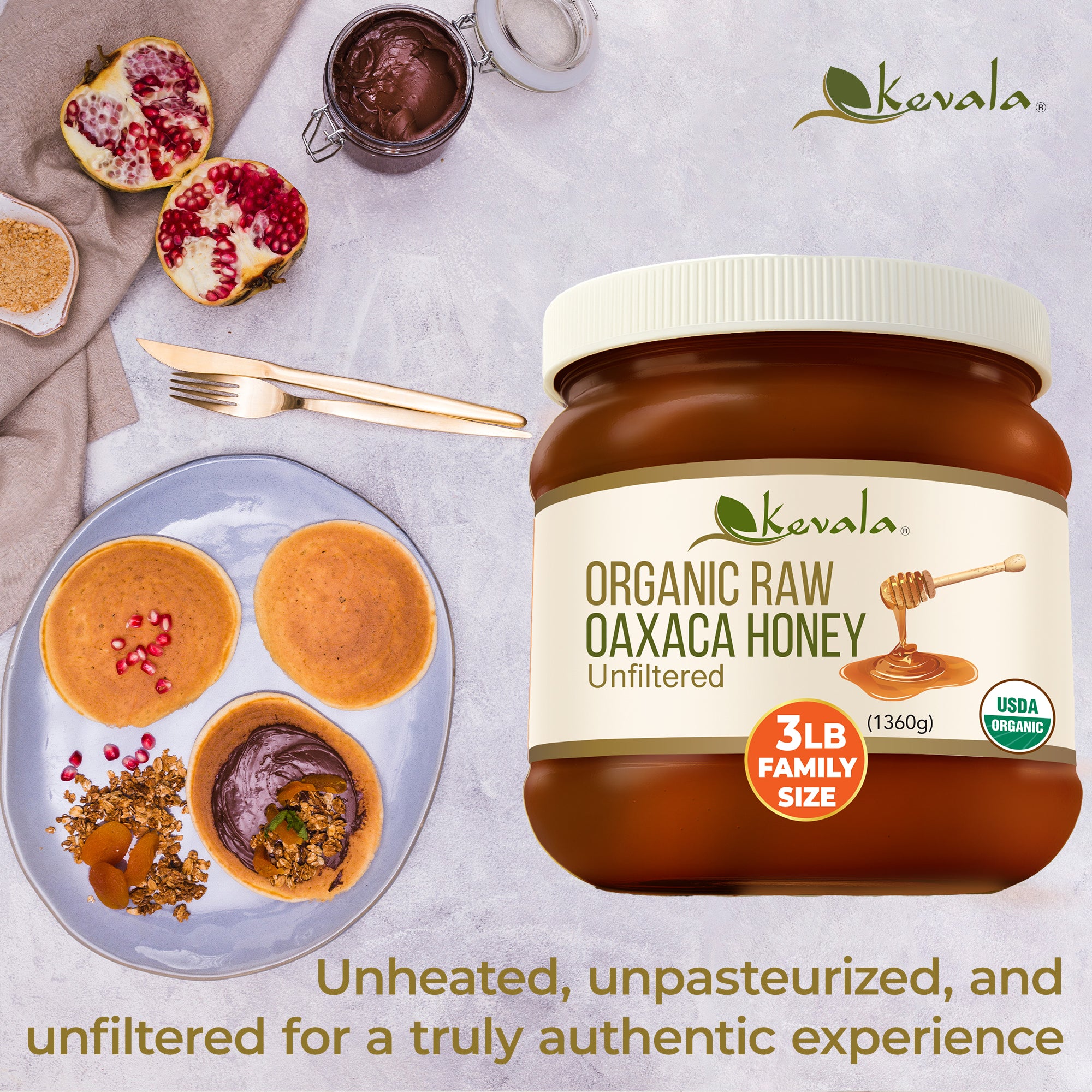 Organic Raw Oaxaca Honey 3 lb – Kevala