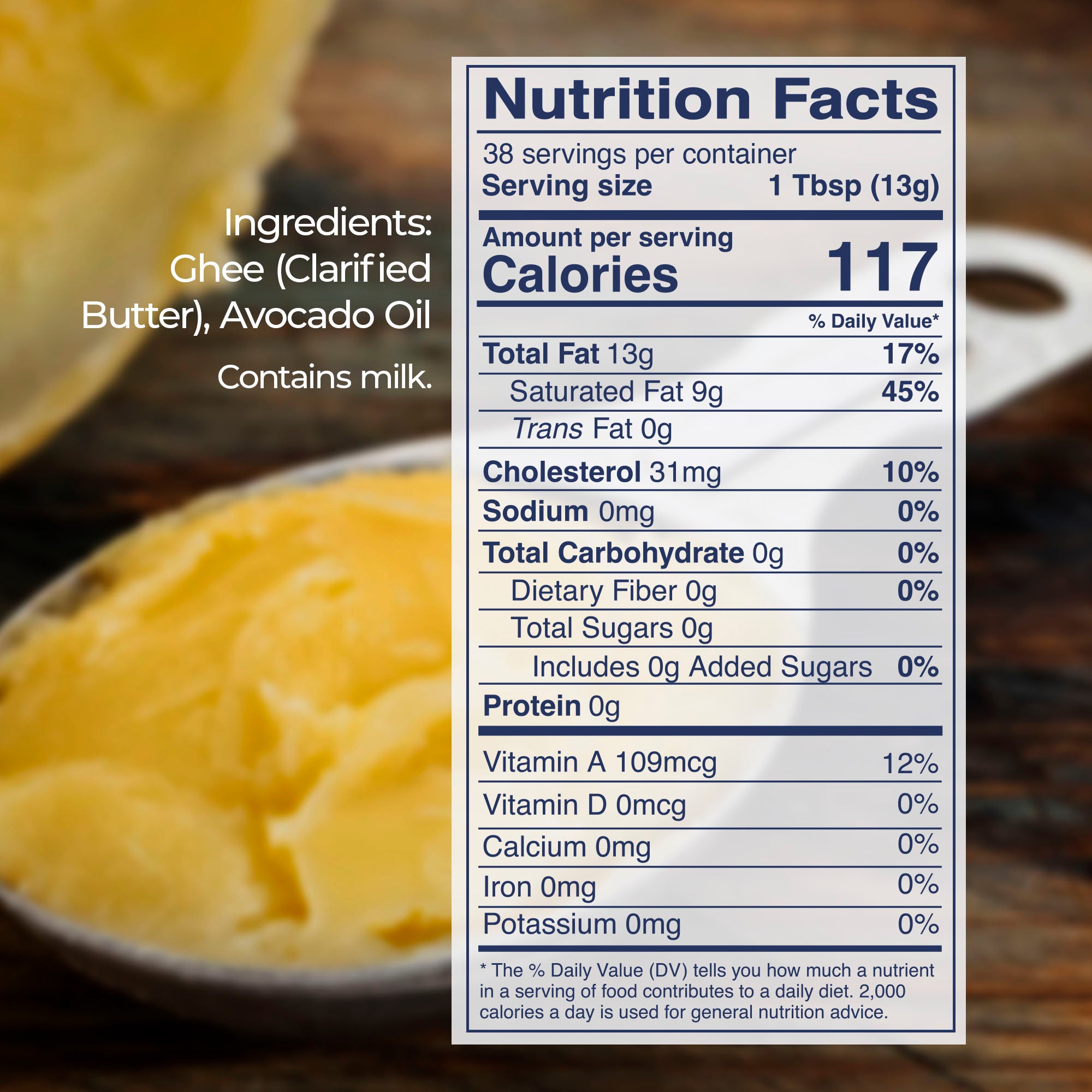 Avocado Ghee 17.6 oz