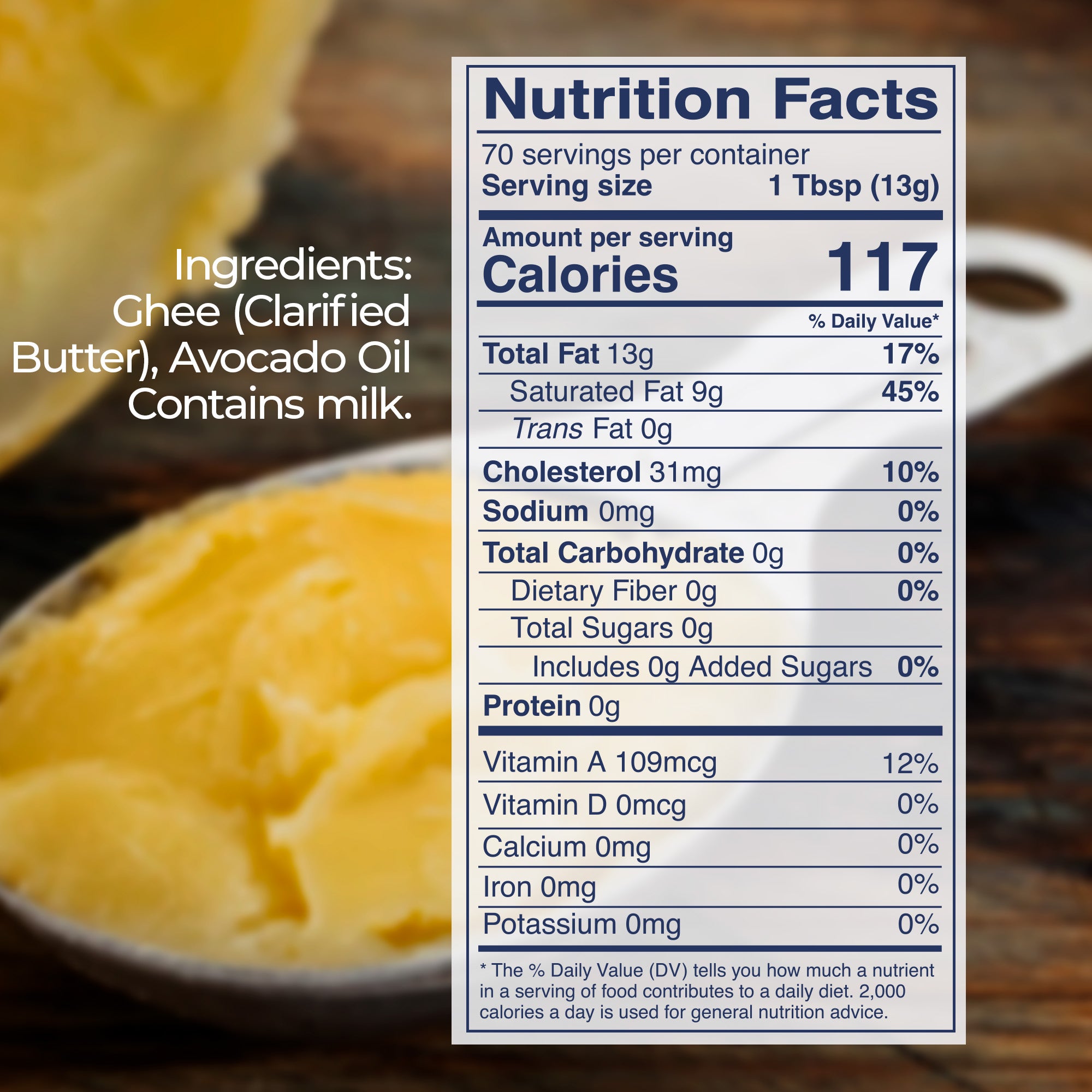 Avocado Ghee 2 lb