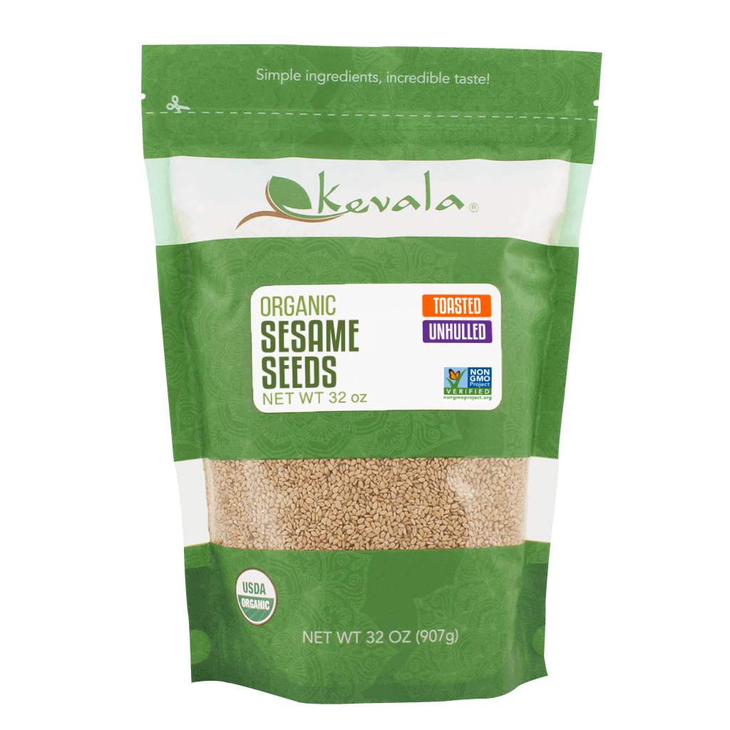 Organic Toasted Sesame Seeds (Unhulled) 32 oz