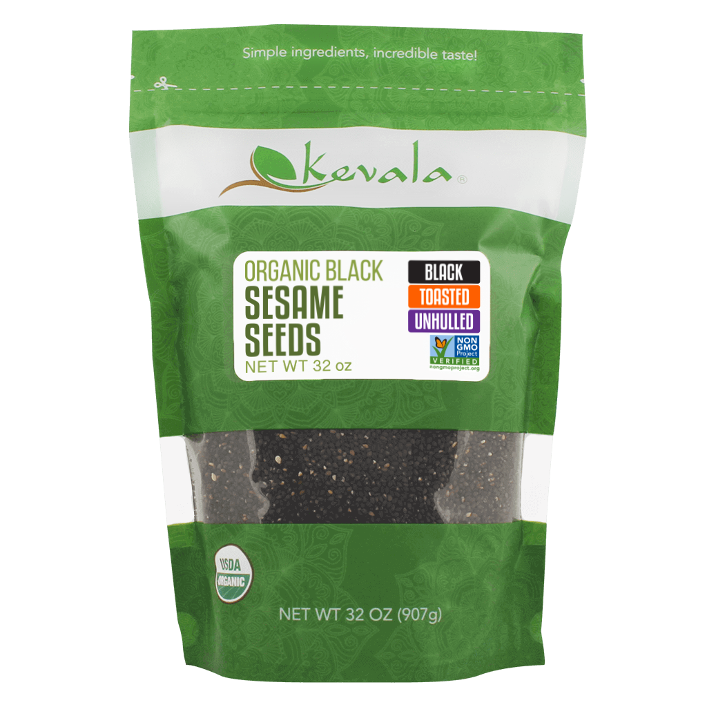 Organic Black Toasted Sesame Seeds 32 oz