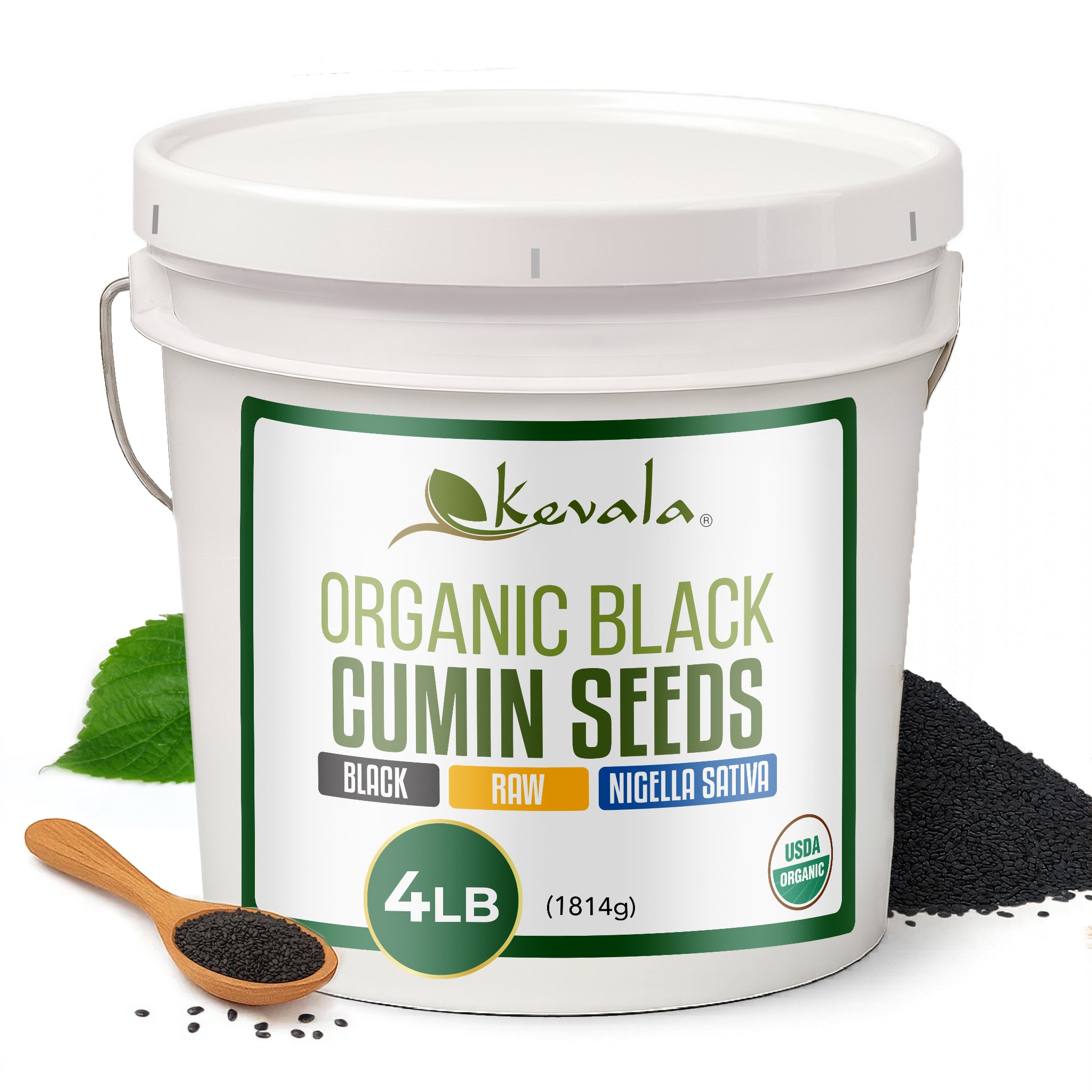 Organic Black Cumin Seeds 4 lb