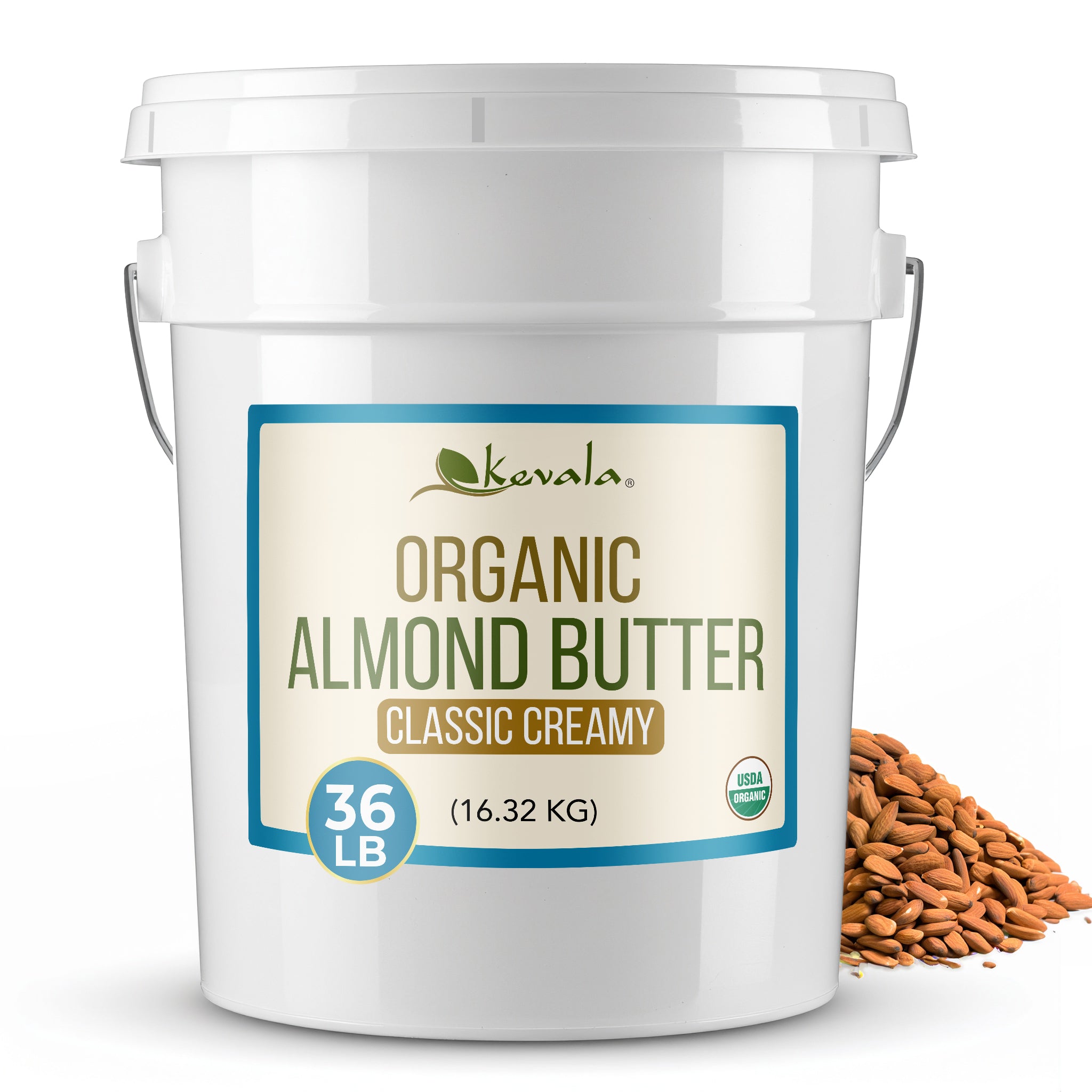 Organic Almond Butter Creamy 36 lb