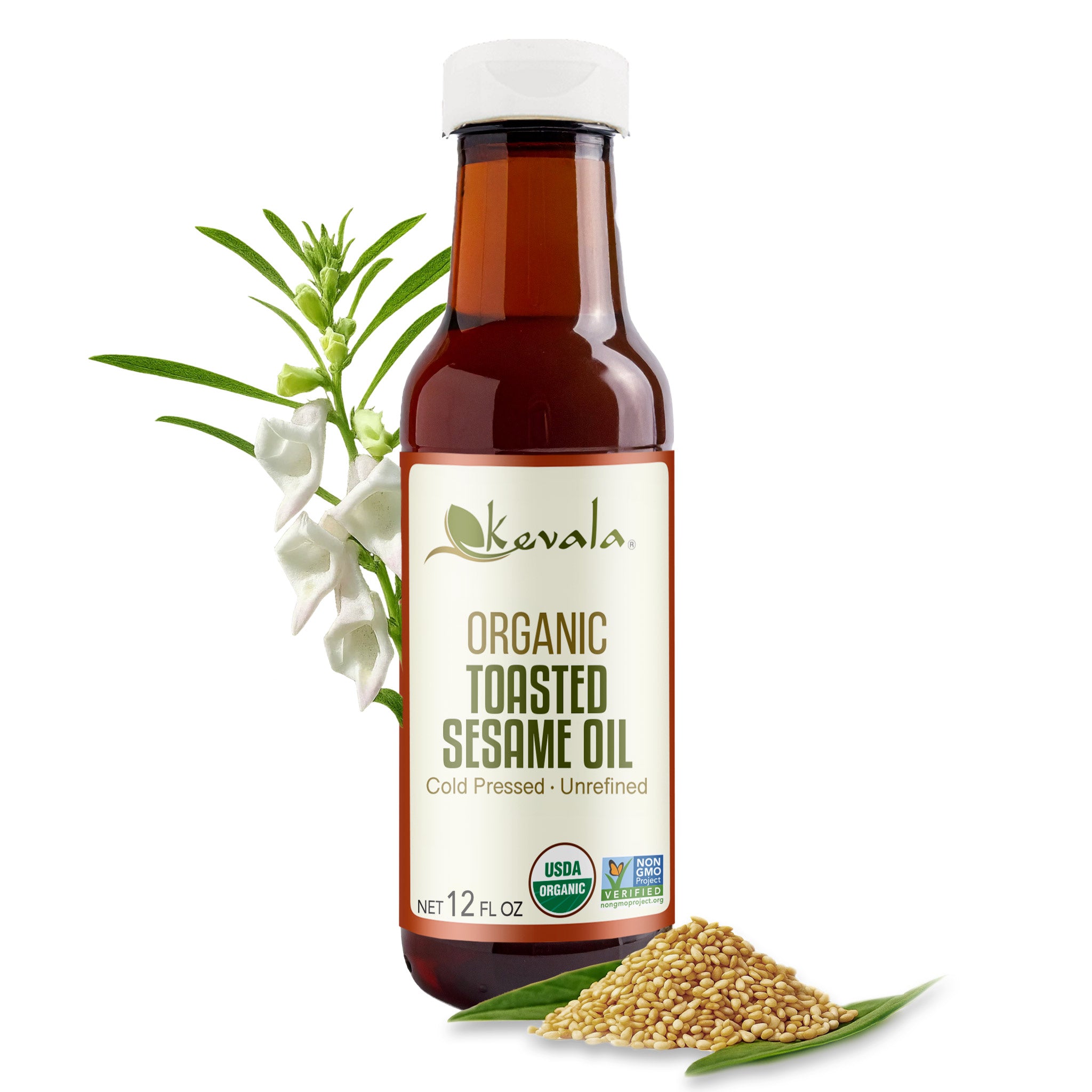 Organic Toasted Sesame Oil 12 fl oz