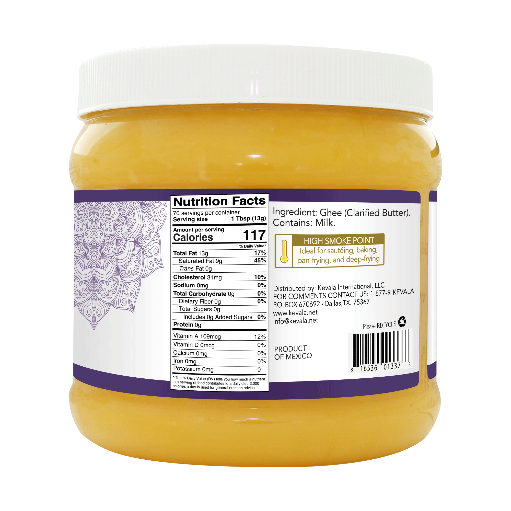 Ghee - Clarified Butter 2 lb