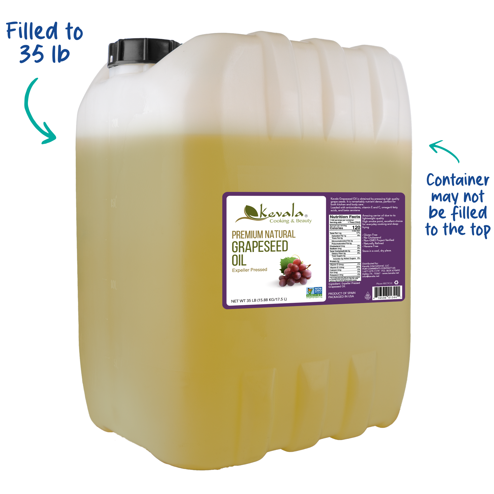 Grapeseed Oil 35 lb