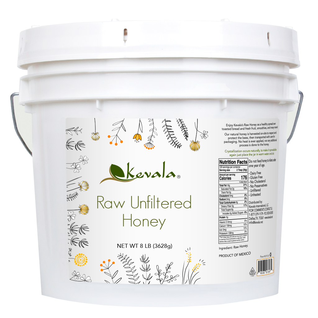 Raw Unfiltered Honey 8 lb