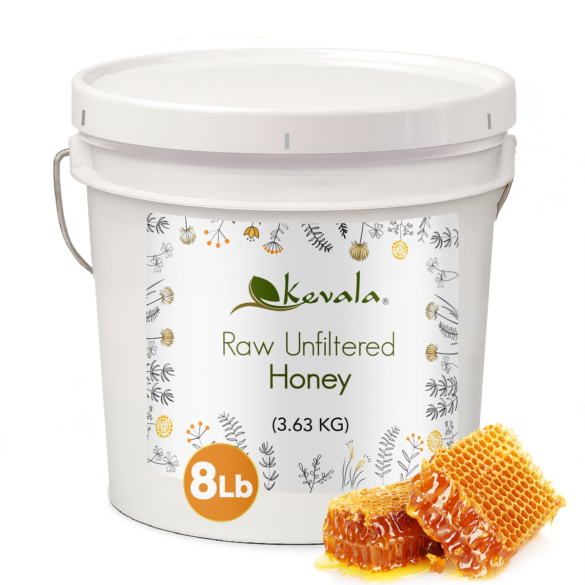 Raw Unfiltered Honey 8 lb