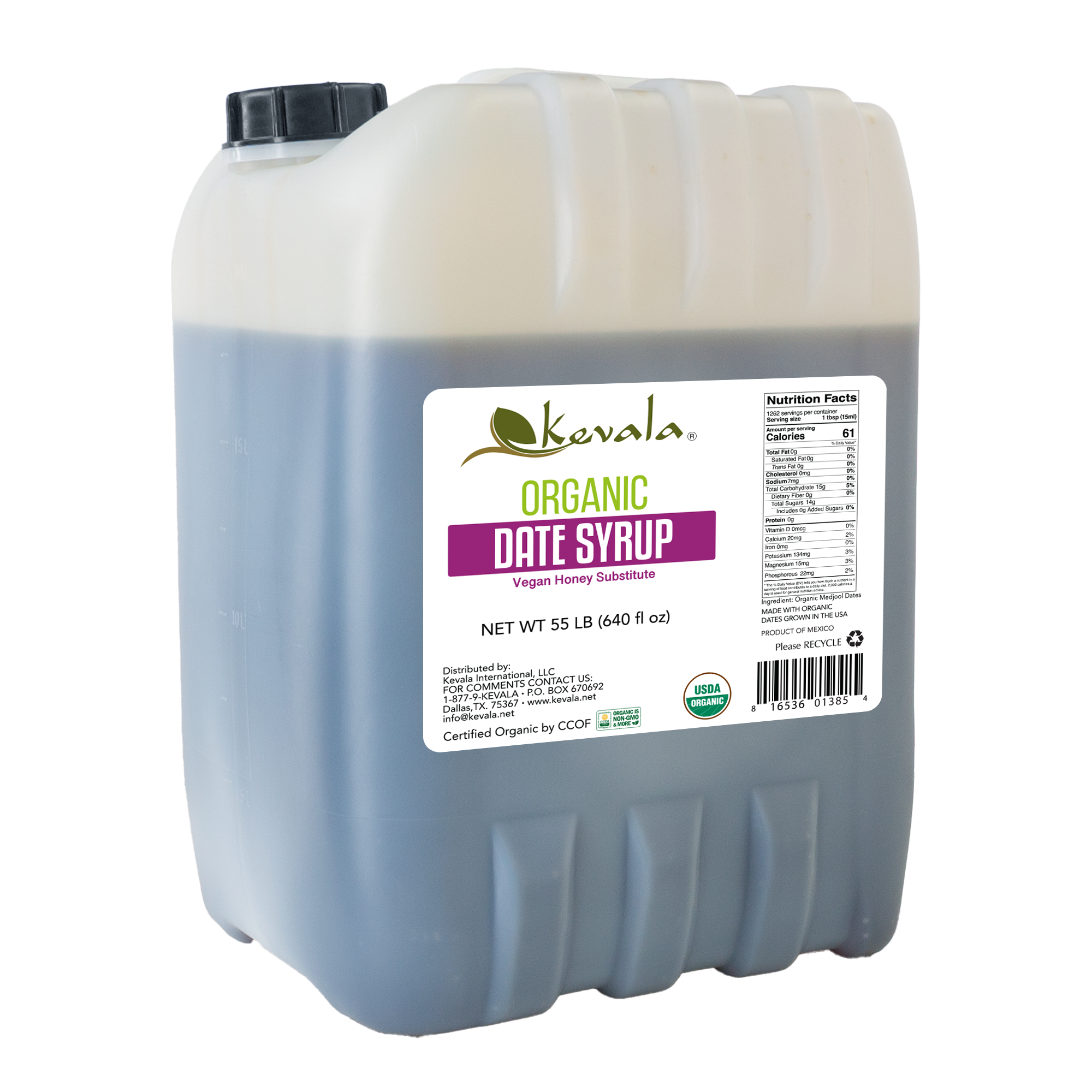 Organic Date Syrup 55 lb