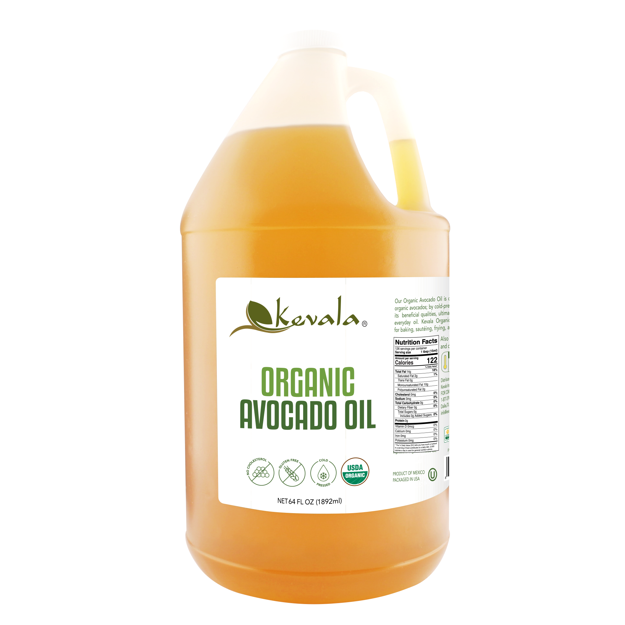 Organic Avocado Oil 64 fl oz